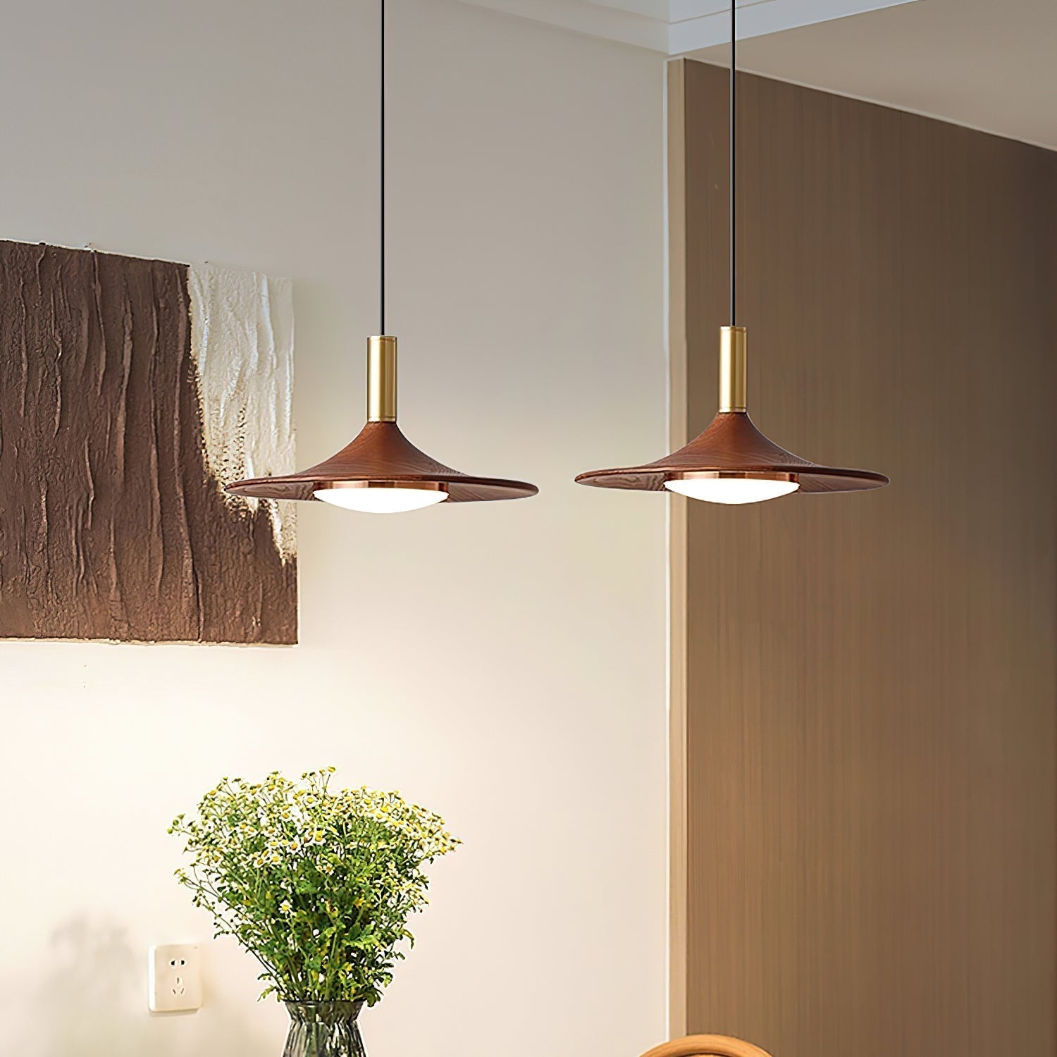 Pendelleuchte Hutform LED Midcentury-Letslighting