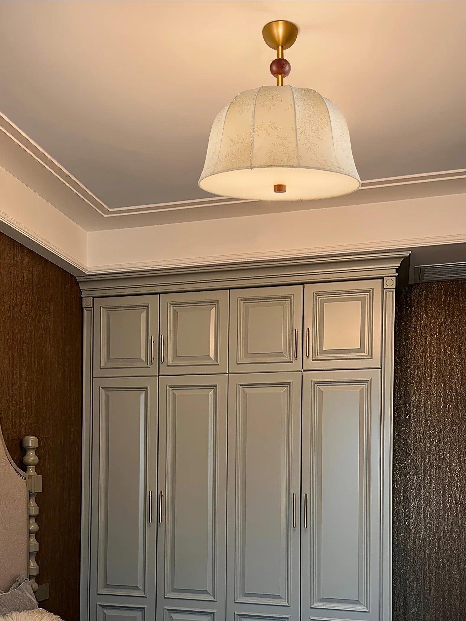 Willian Moderne Vintage-Deckenleuchte aus Stoff-Letslighting
