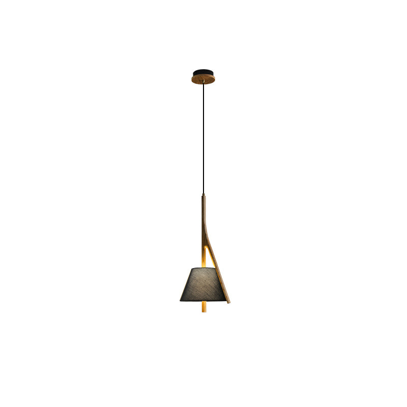 Zovenarae Dreieckige Pendelleuchte aus Holz-Letslighting