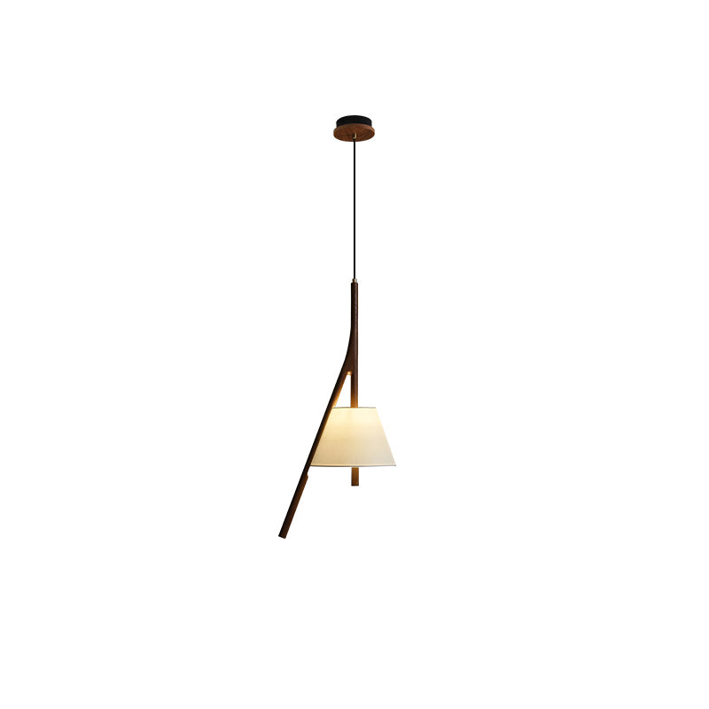 Zovenarae Dreieckige Pendelleuchte aus Holz-Letslighting