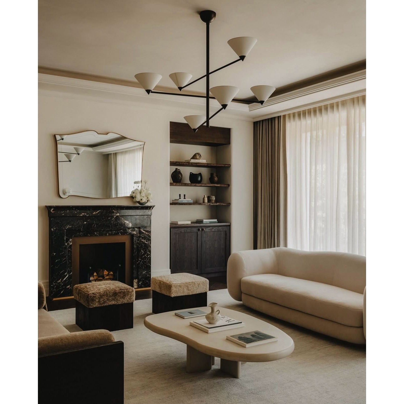 Eurmira Stoff Premium Eleganz Modern Kronleuchter-Letslighting