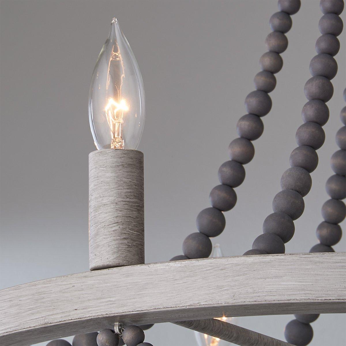 Alshaan Vintage Industrie Holz Kronleuchter-Letslighting
