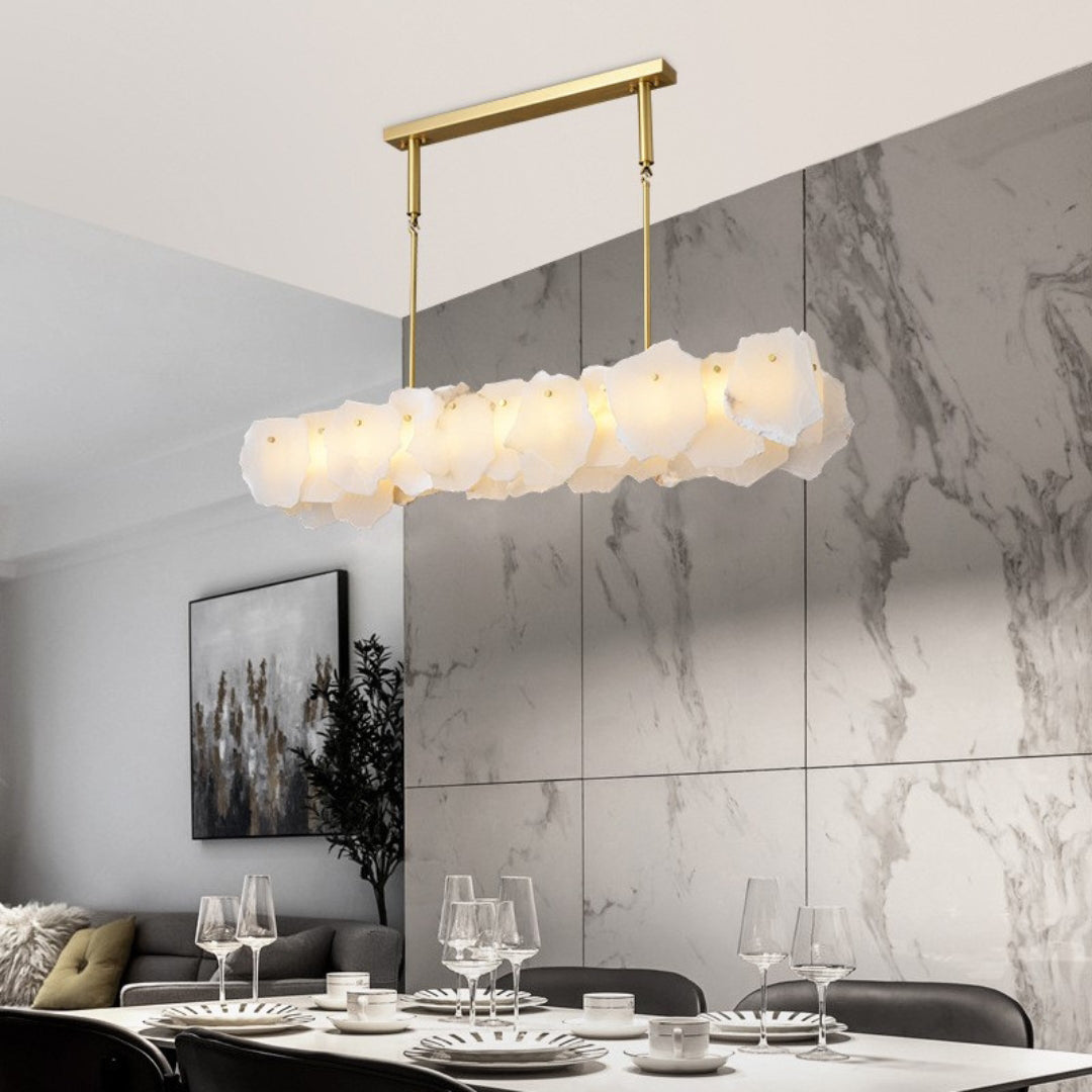 Catala Messing Alabaster Kronleuchter-Letslighting