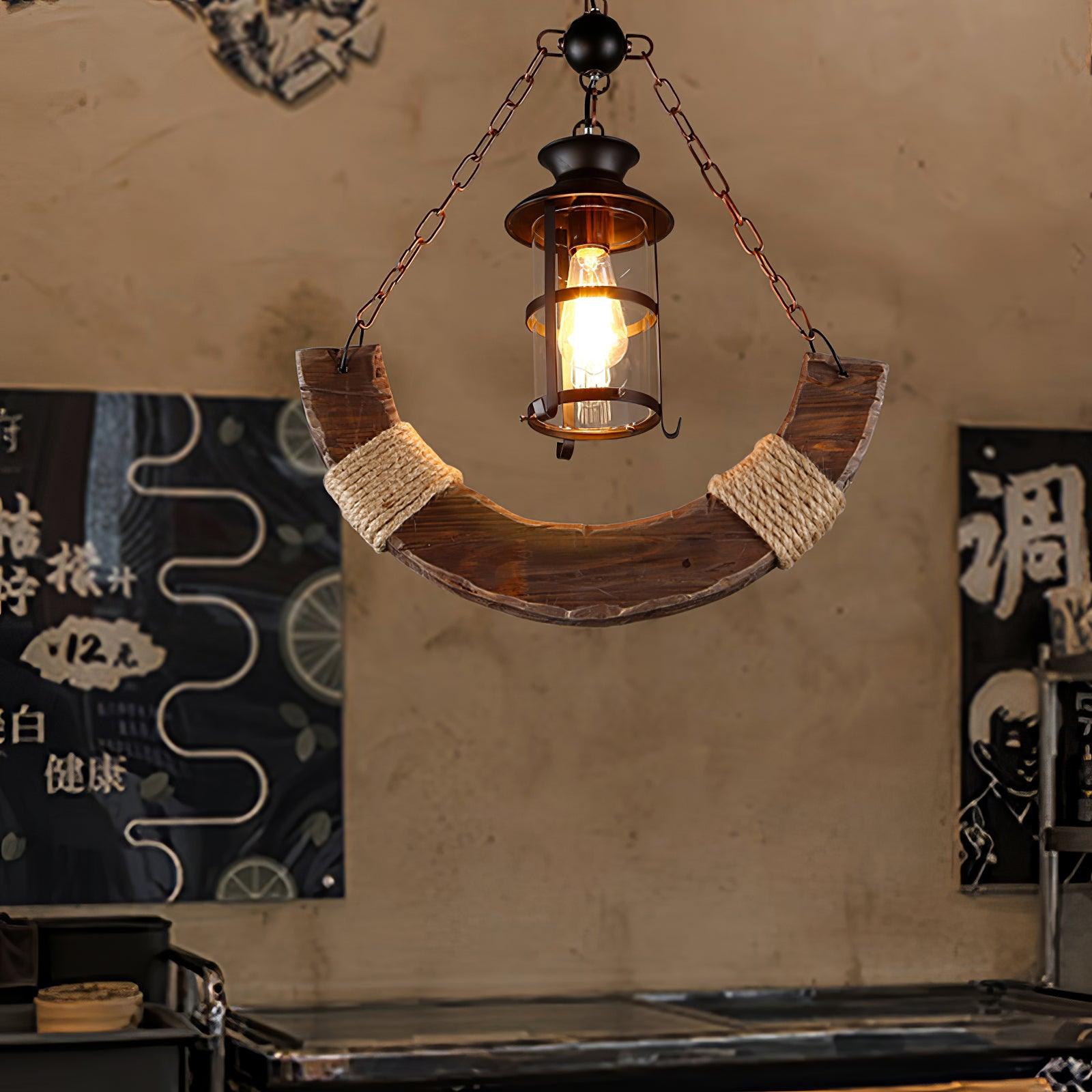Aurzorir Vintage Holz Kronleuchter-Letslighting