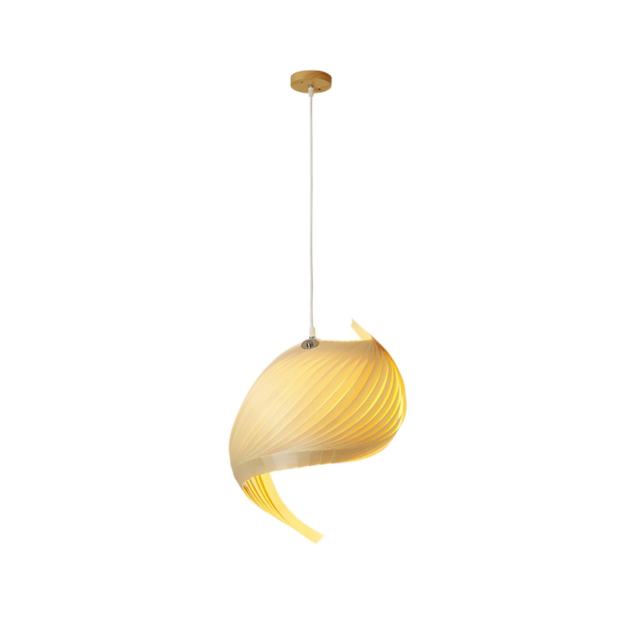 Cumiror Postmoderne Luxus Schalenholz Holz Pendelleuchte-Letslighting