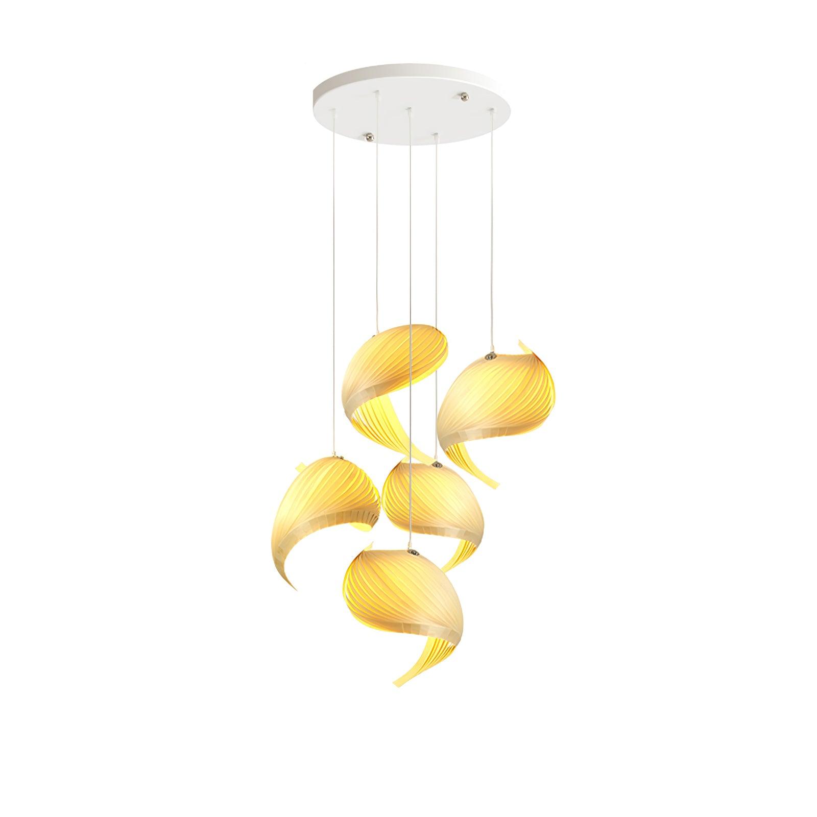 Cumiror Postmoderne Luxus Schalenholz Holz Pendelleuchte-Letslighting