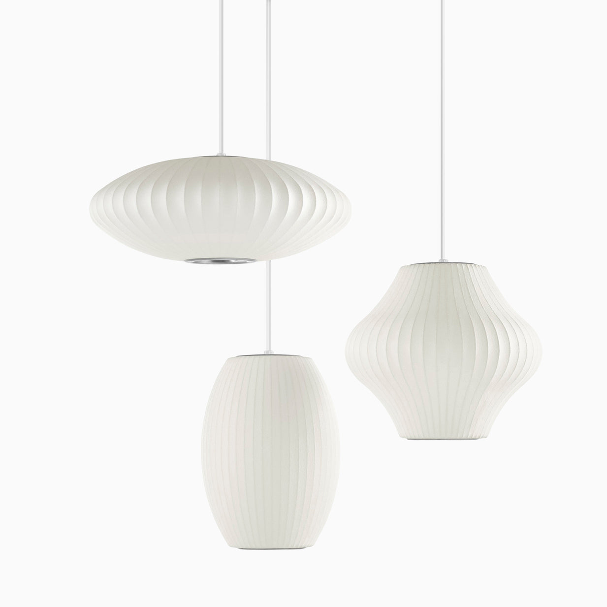 Nebula Blase Maulbeerseide Pendelleuchte Lampe-Letslighting