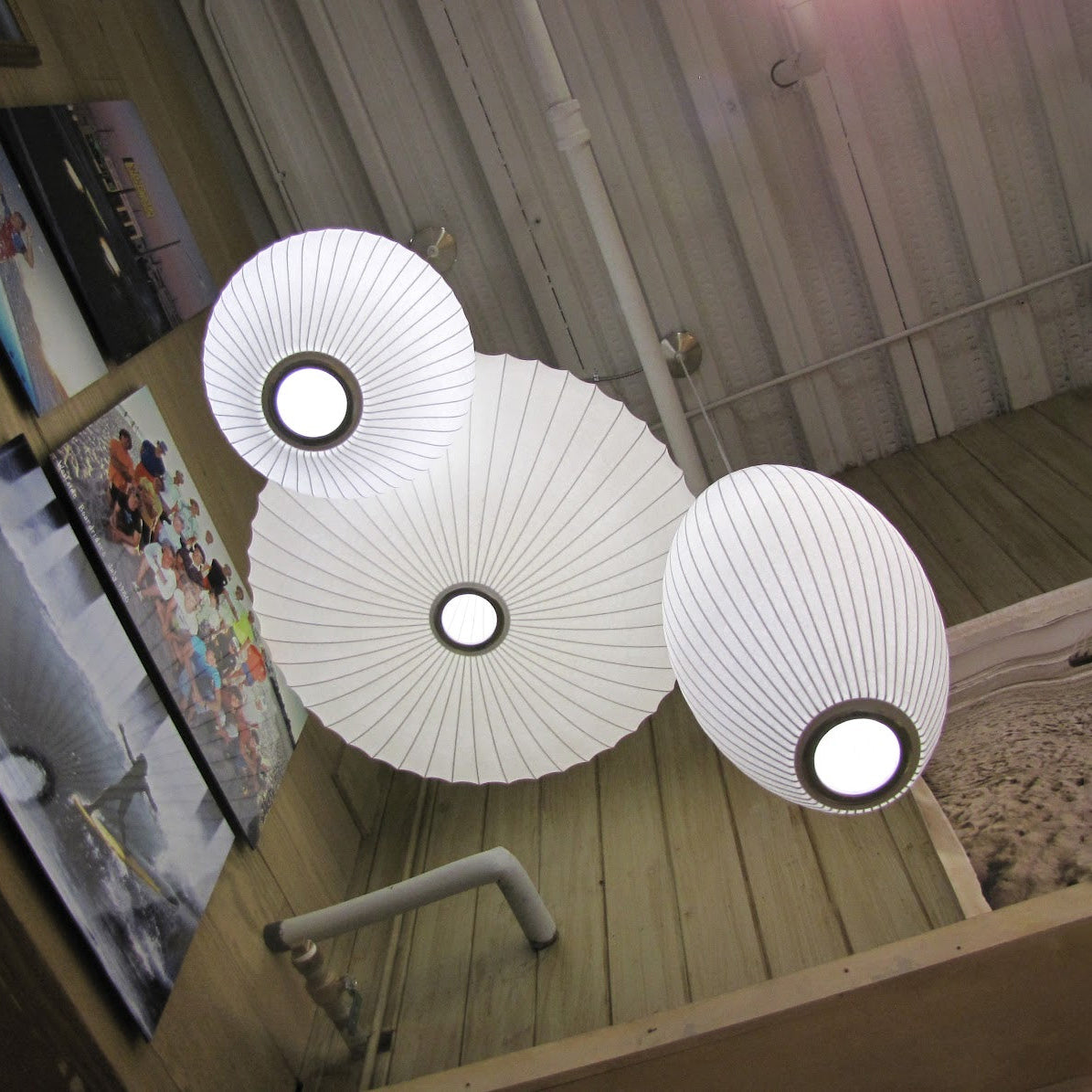 Nebula Blase Maulbeerseide Pendelleuchte Lampe-Letslighting
