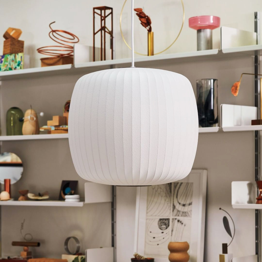 Nebula Blase Maulbeerseide Pendelleuchte Lampe-Letslighting