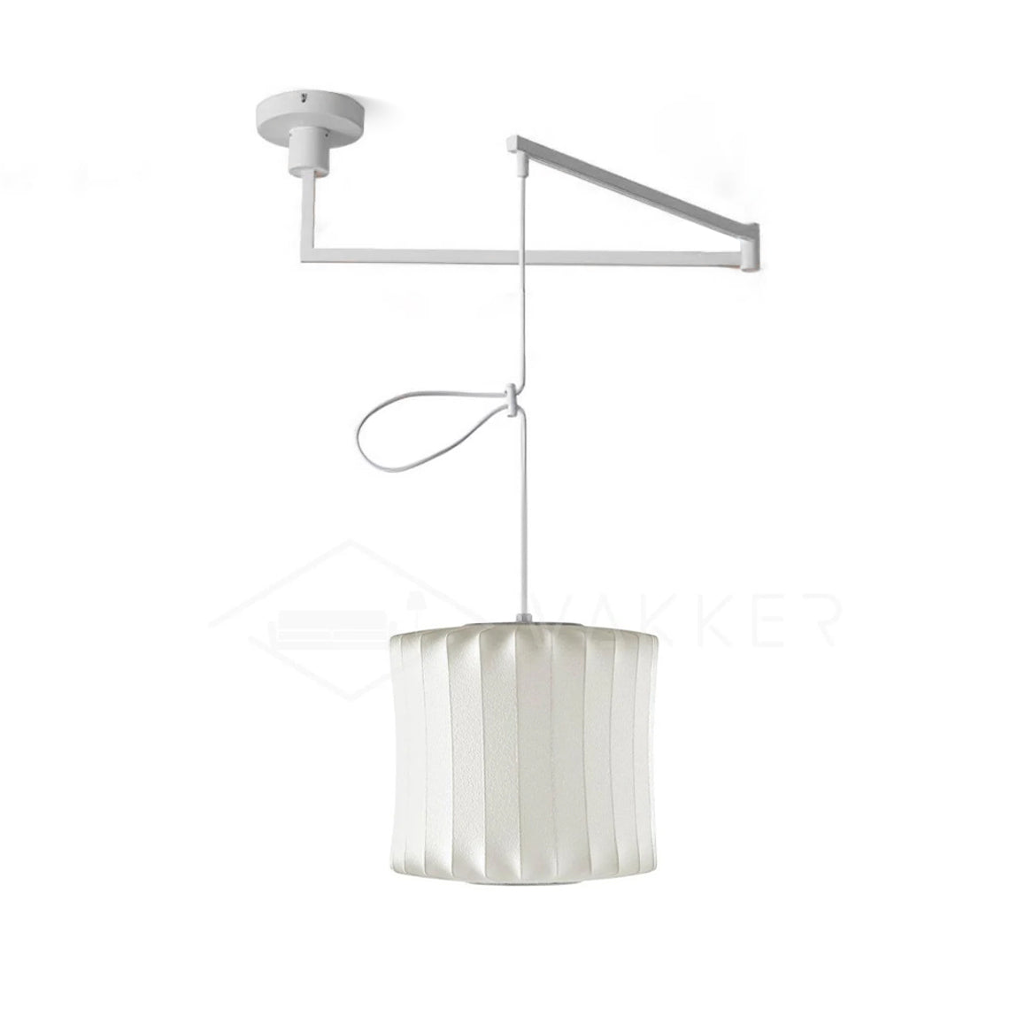 Solarnce Pendelleuchte aus Seide und Stahl-Letslighting