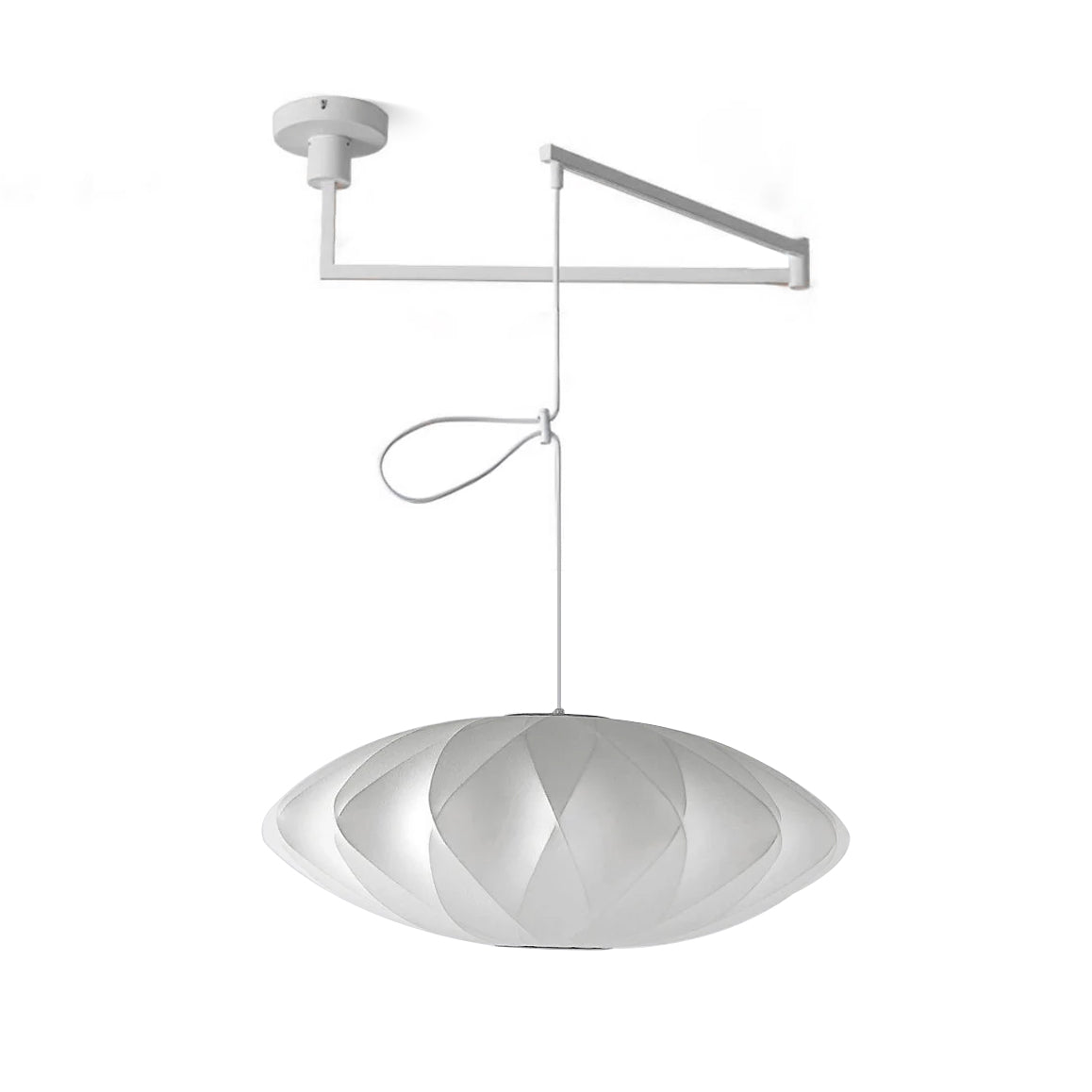 Solarnce Pendelleuchte aus Seide und Stahl-Letslighting