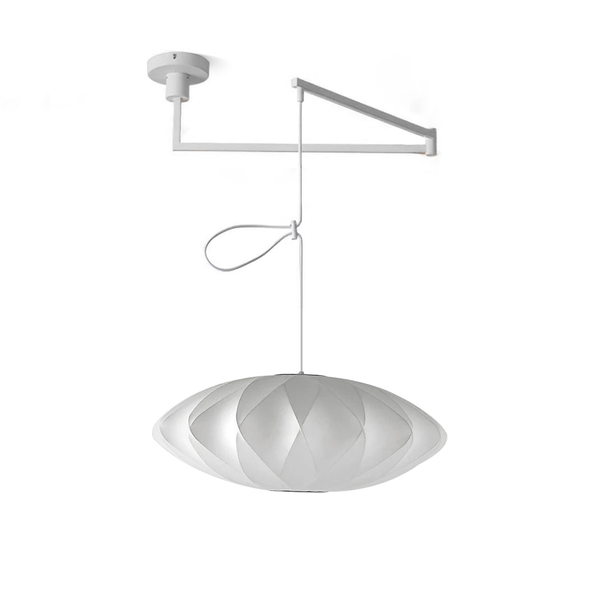 Solarnce Pendelleuchte aus Seide und Stahl-Letslighting