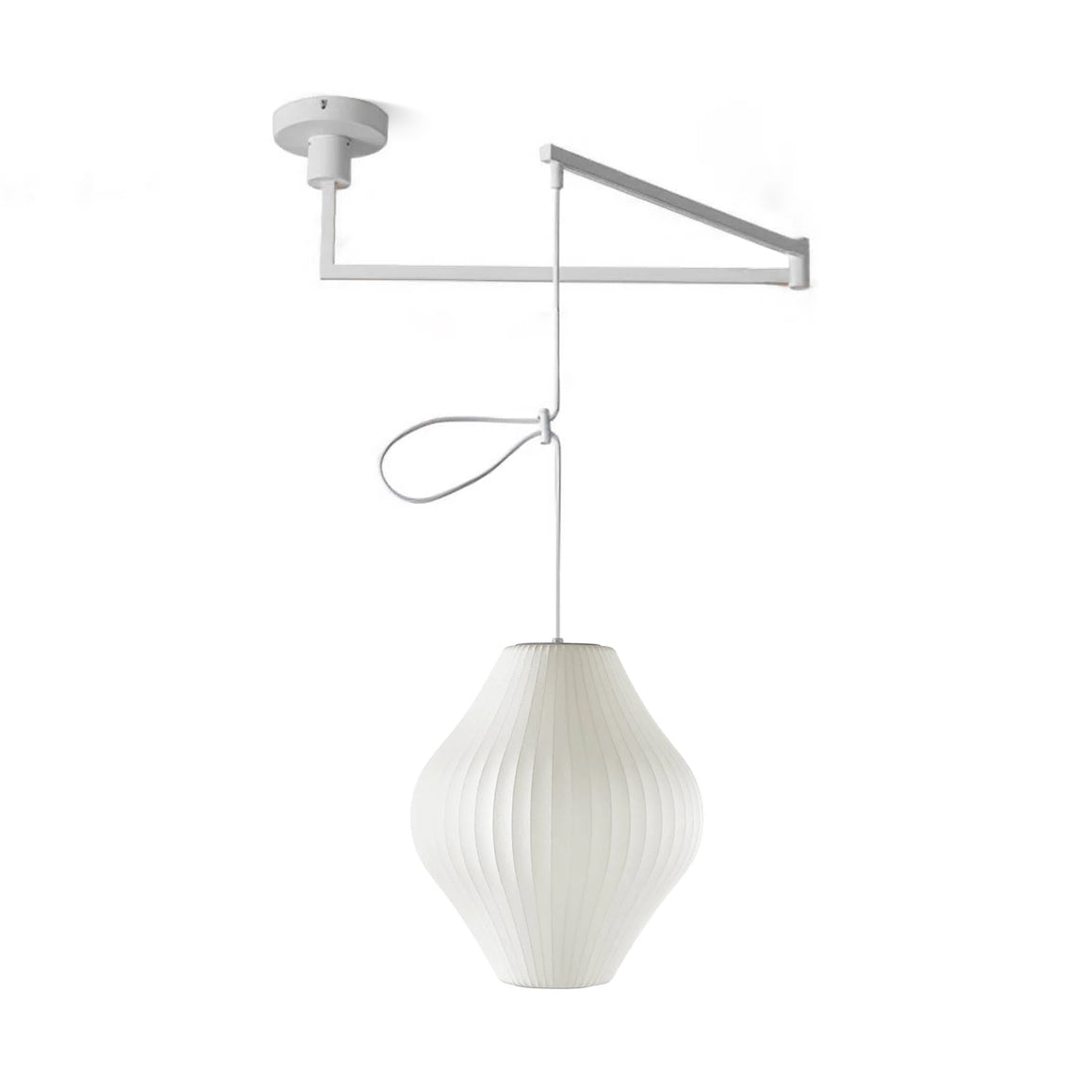 Solarnce Pendelleuchte aus Seide und Stahl-Letslighting