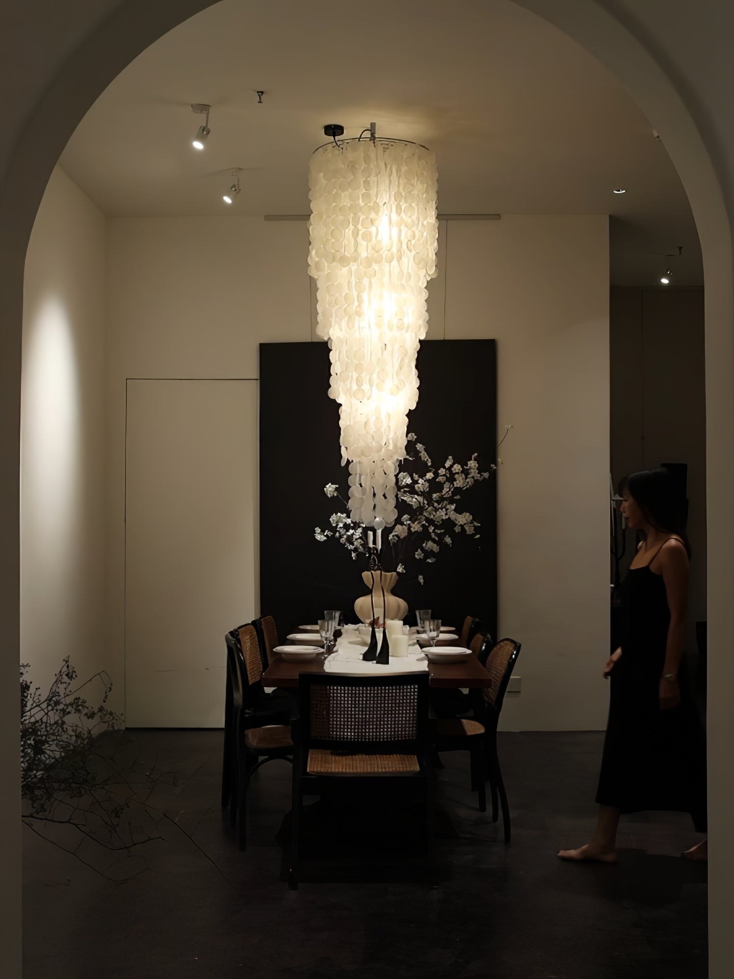 Eloryra Kaskadierender Glas-Kronleuchter-Letslighting