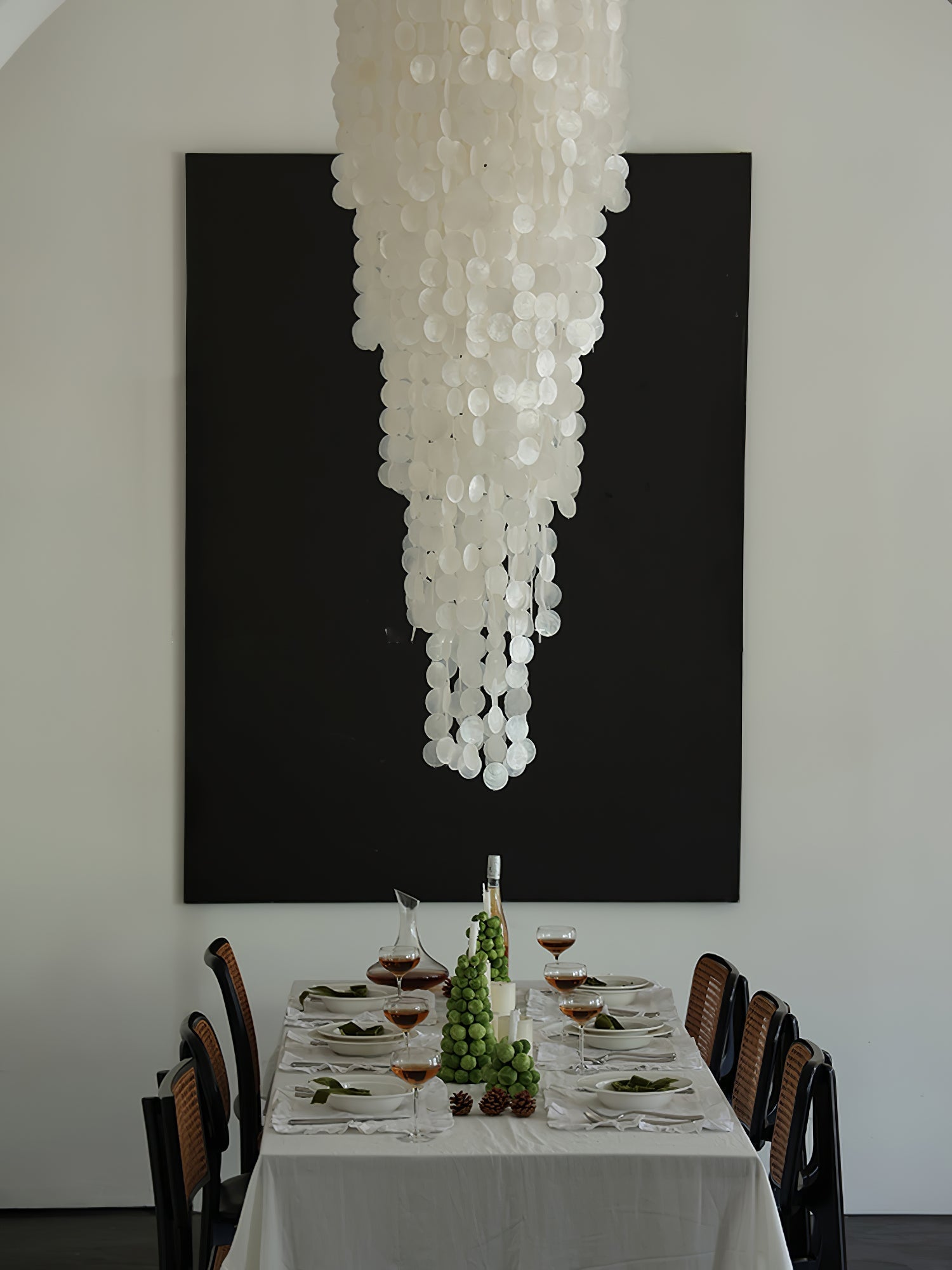 Eloryra Kaskadierender Glas-Kronleuchter-Letslighting