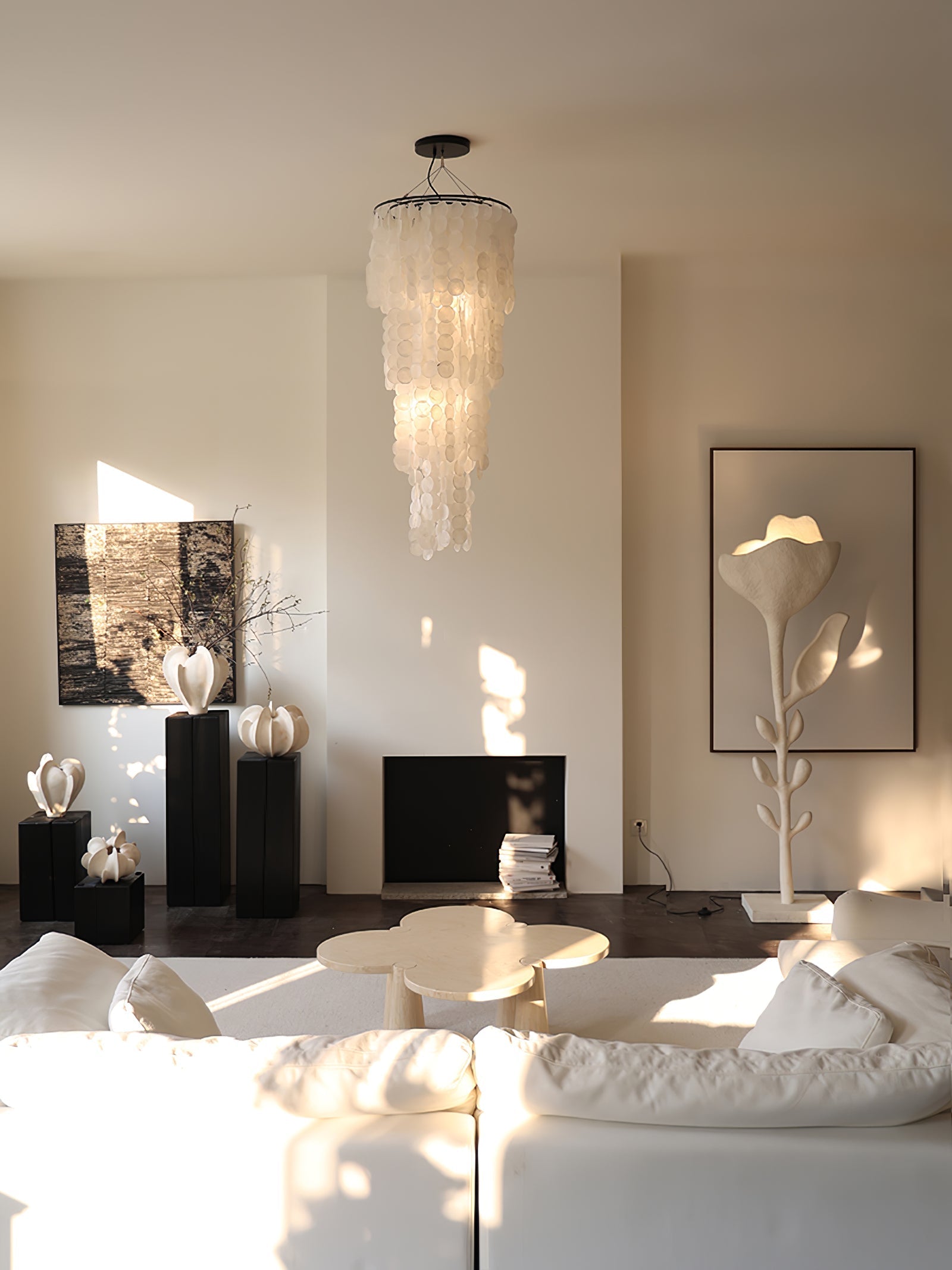 Eloryra Kaskadierender Glas-Kronleuchter-Letslighting