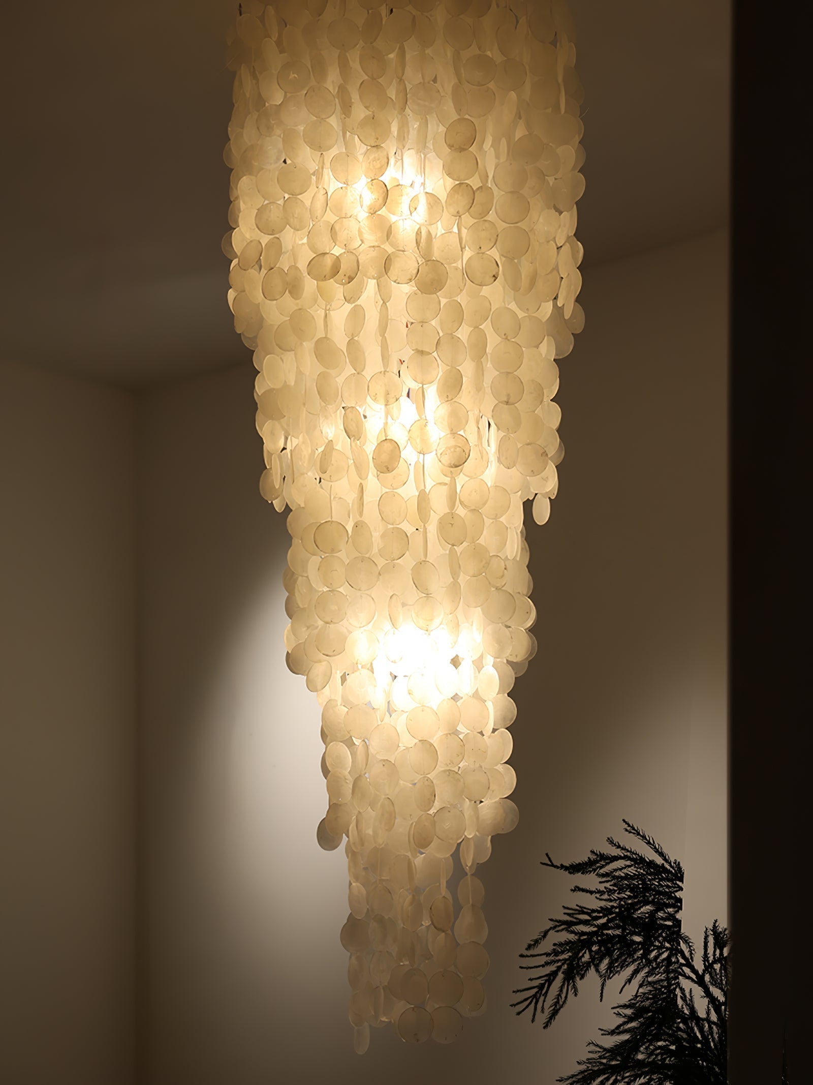 Eloryra Kaskadierender Glas-Kronleuchter-Letslighting