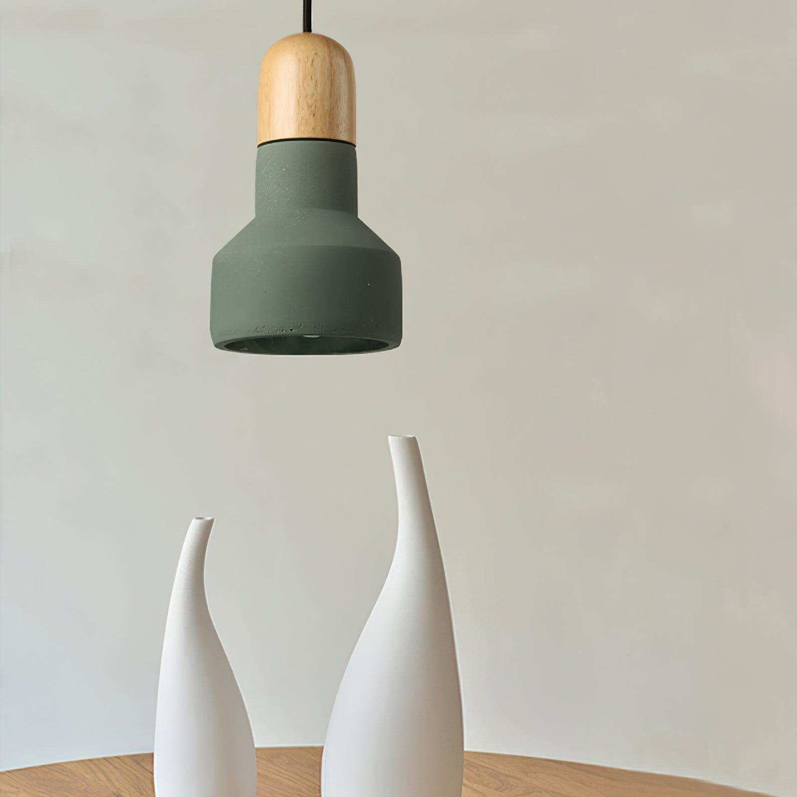 Trio Rustikale Holz-Pendelleuchte-Letslighting