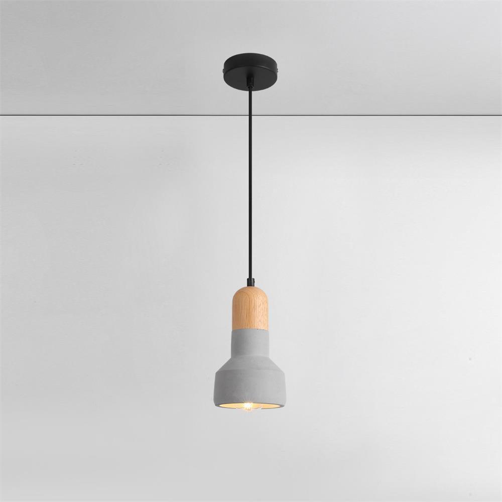 Trio Rustikale Holz-Pendelleuchte-Letslighting