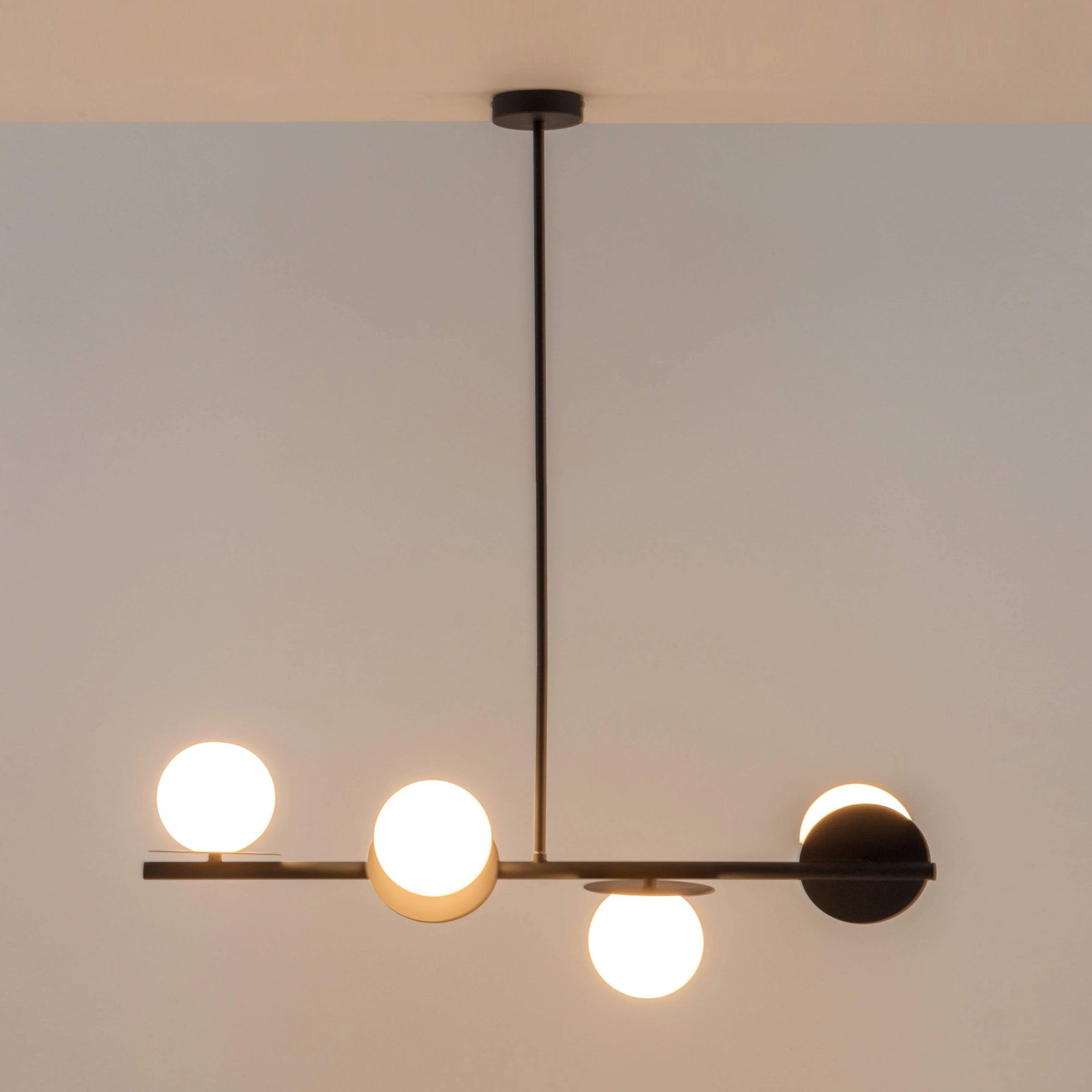Evvararis Messing Glas Modern Minimalistisch Kronleuchter-Letslighting