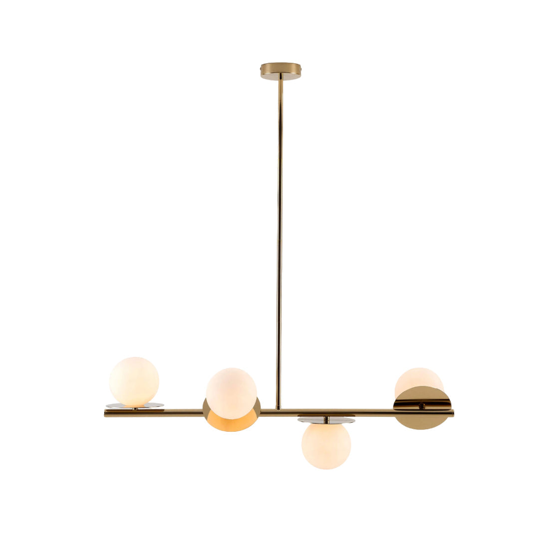 Evvararis Messing Glas Modern Minimalistisch Kronleuchter-Letslighting