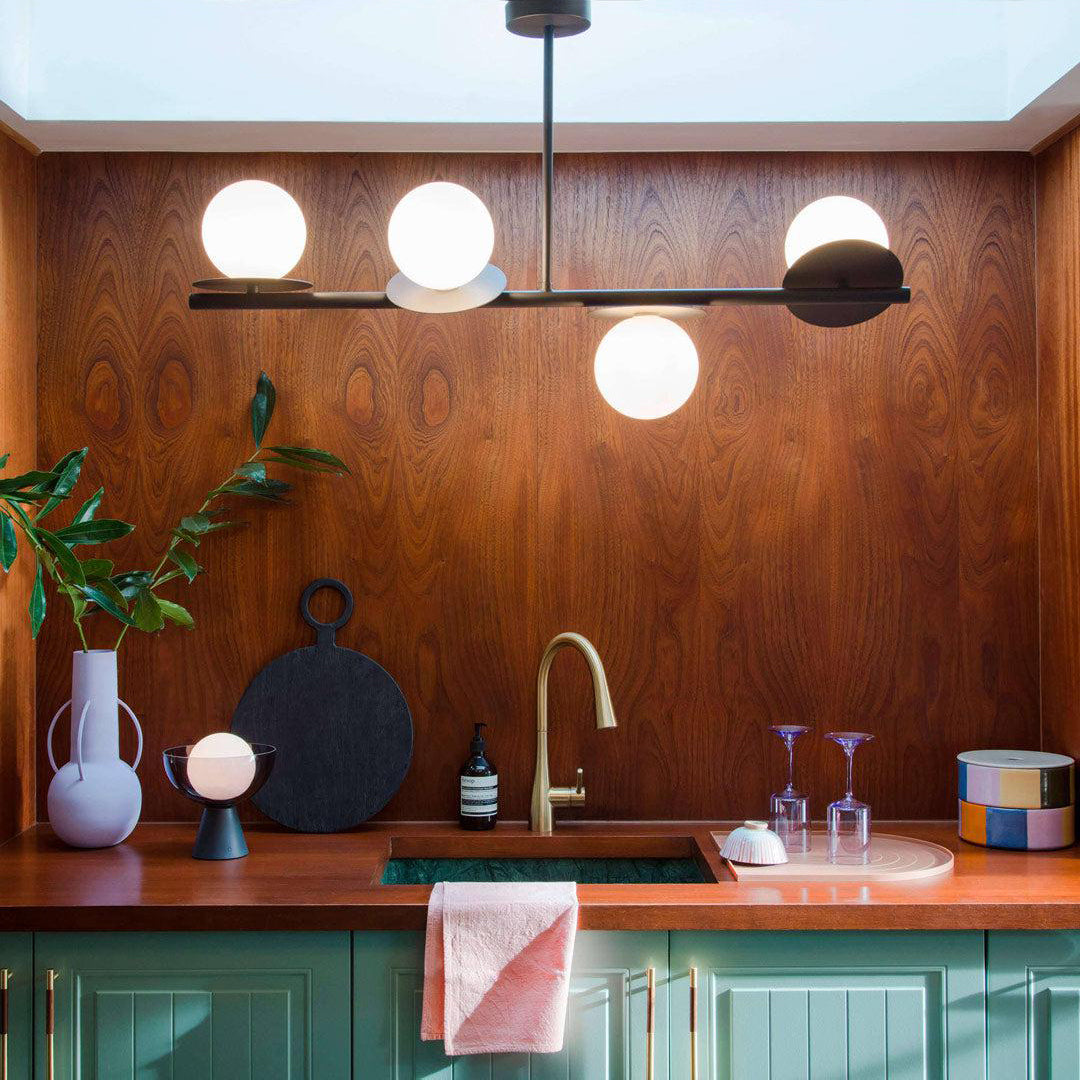 Evvararis Messing Glas Modern Minimalistisch Kronleuchter-Letslighting
