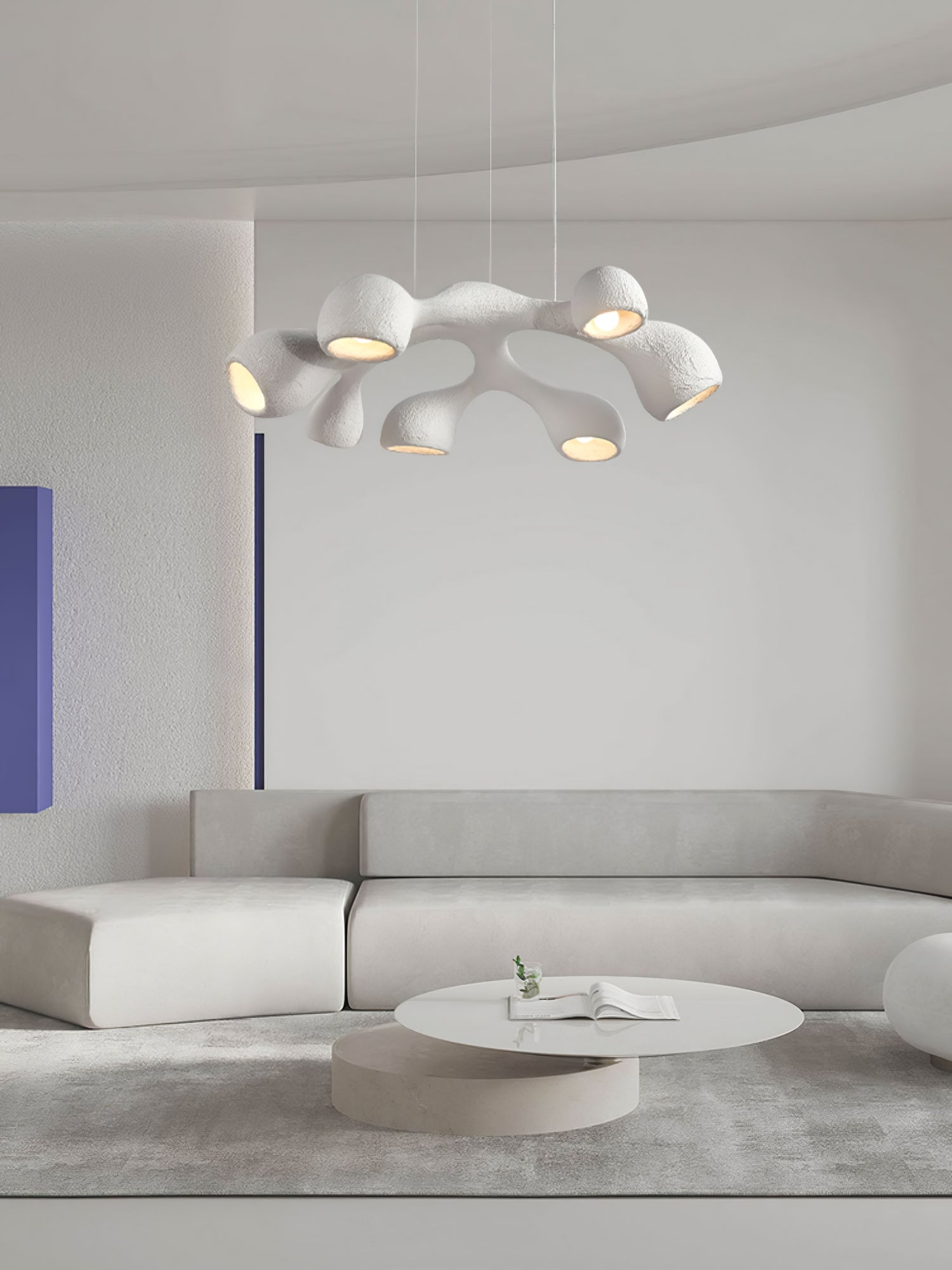 Wave Moderne Pendelleuchte aus Polystyrol-Letslighting