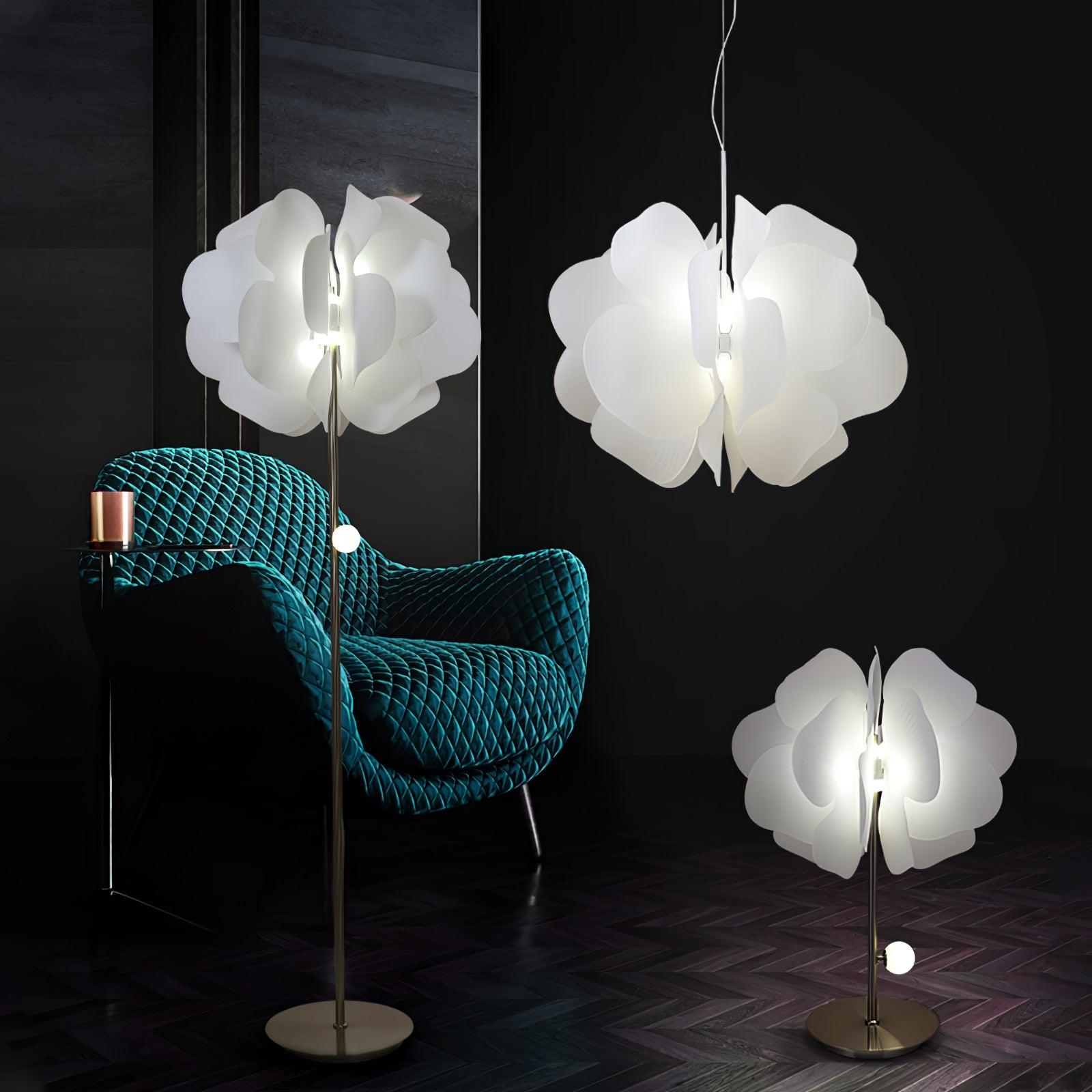 Lustra Hängeleuchte Kunststoff Floral-Letslighting