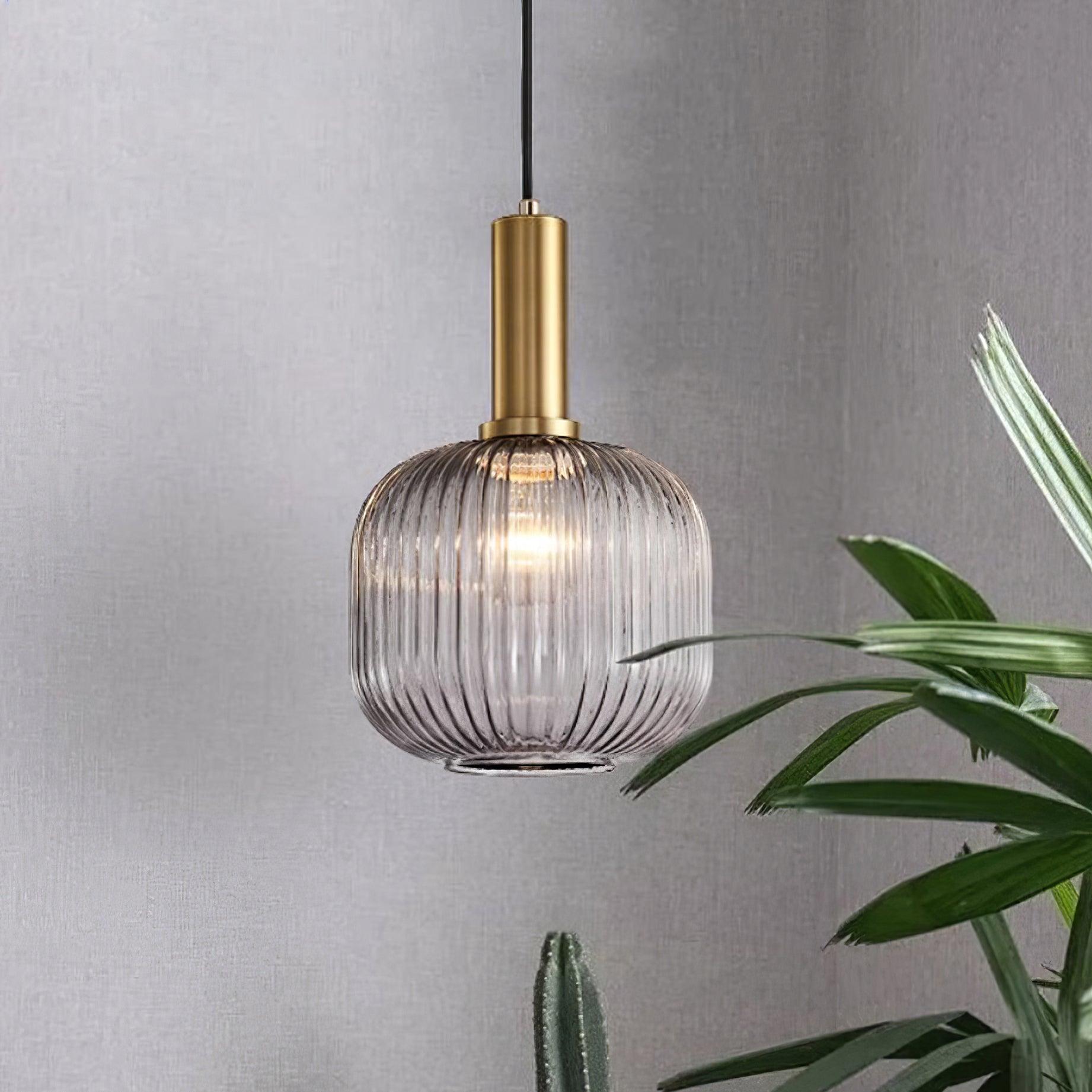 Elara Ribbed Pendant Lamp - Letslighting