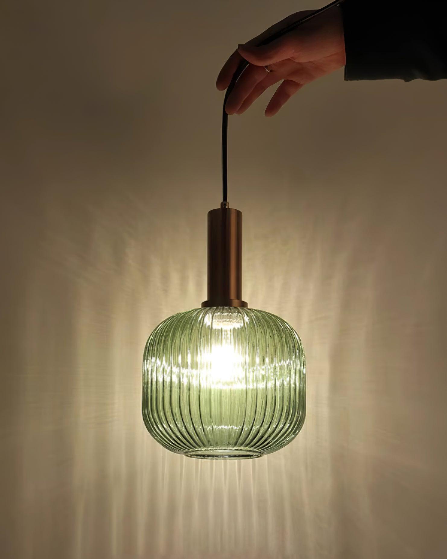Elara Ribbed Pendant Lamp - Letslighting