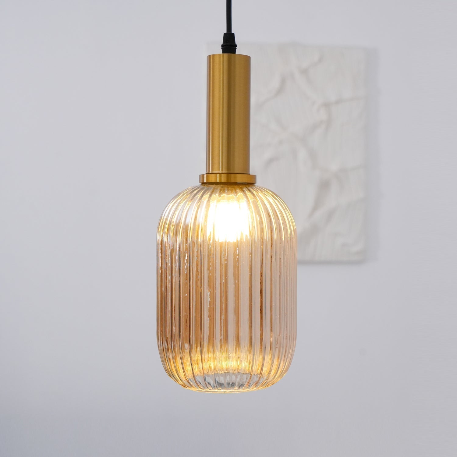 Elara Ribbed Pendant Lamp - Letslighting