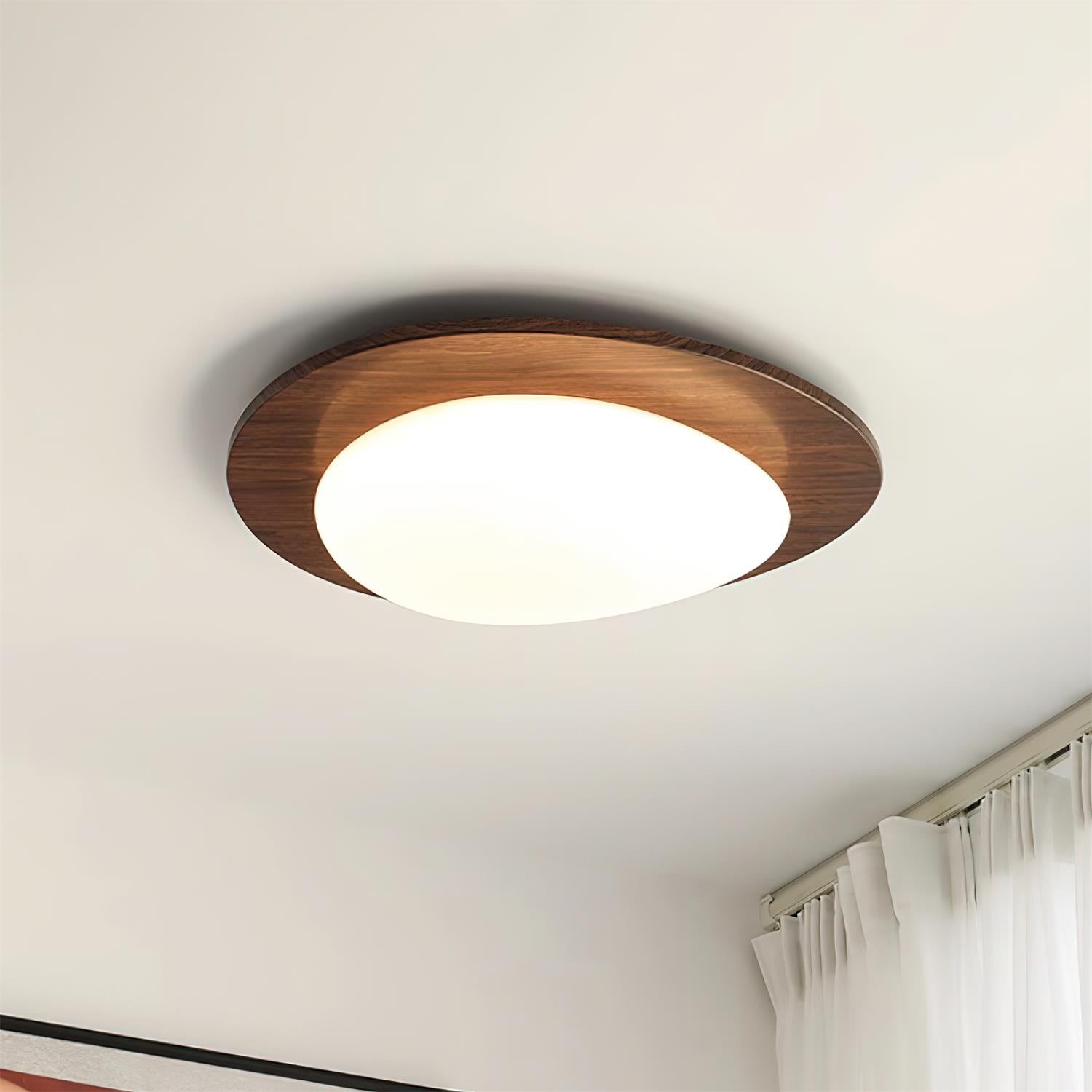 Skye Minimalistische Deckenleuchte aus Holz-Letslighting