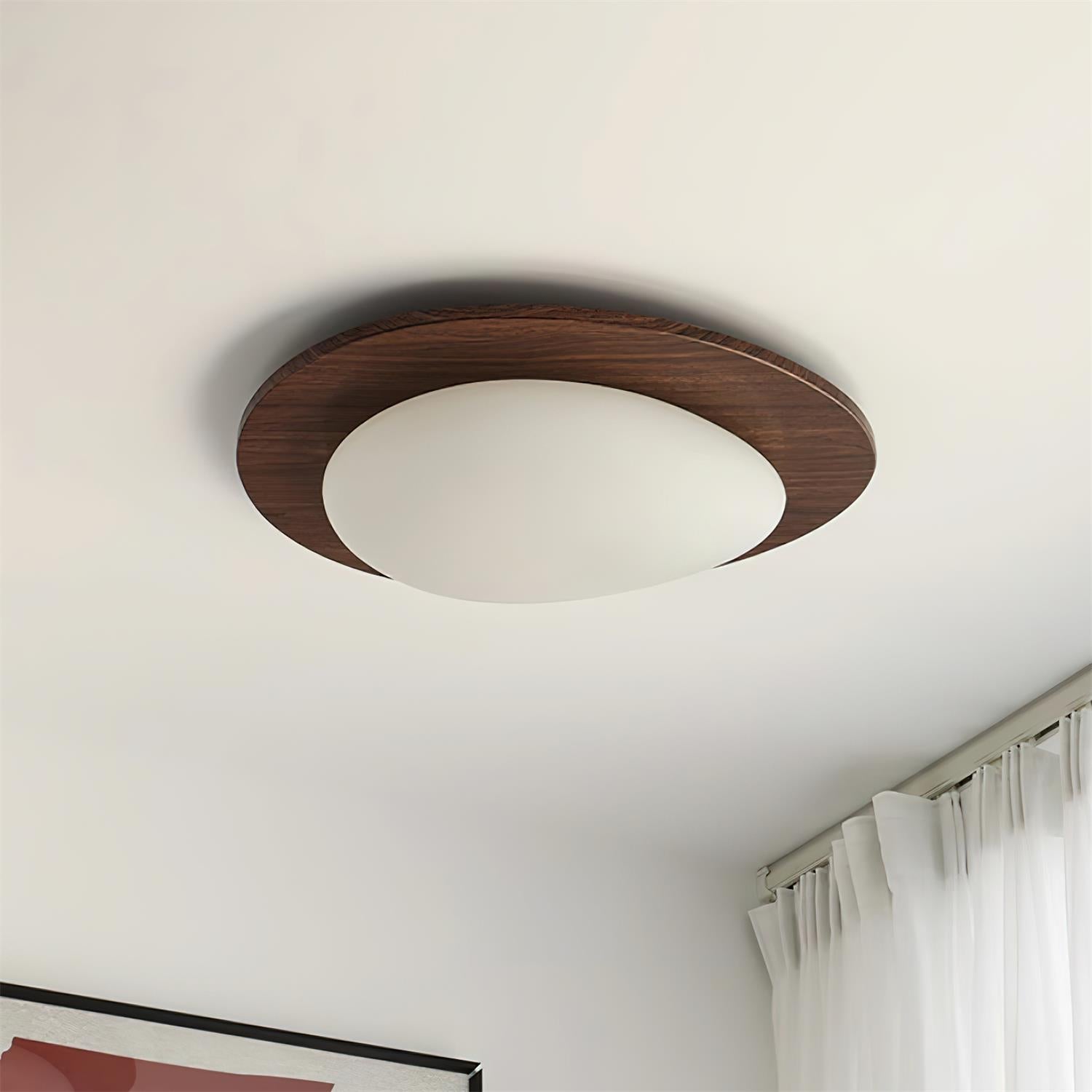 Skye Minimalistische Deckenleuchte aus Holz-Letslighting