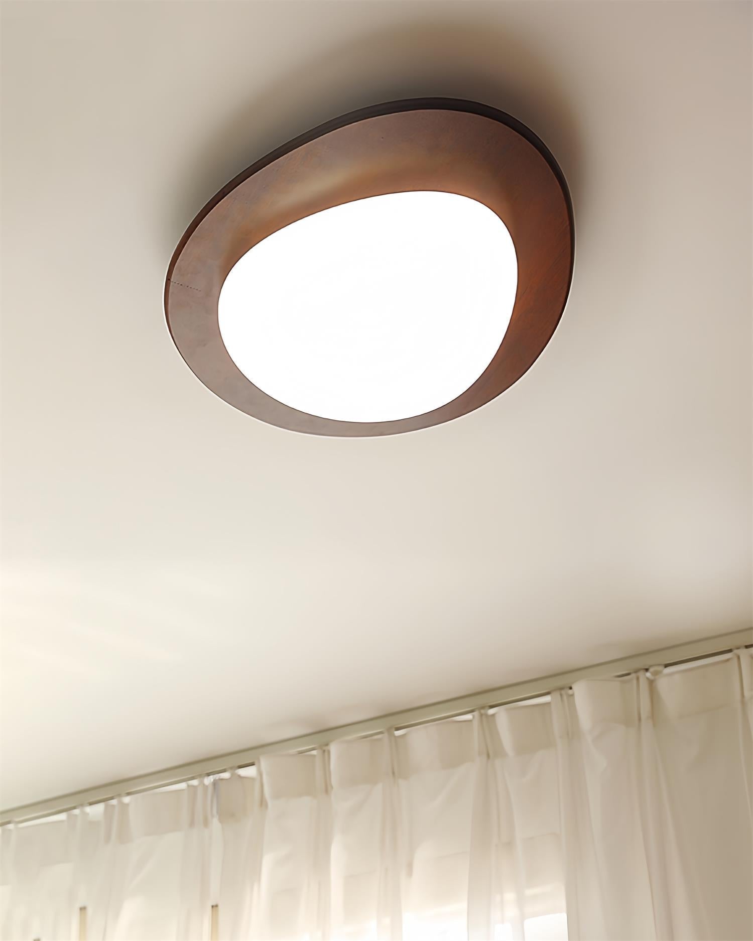 Skye Minimalistische Deckenleuchte aus Holz-Letslighting