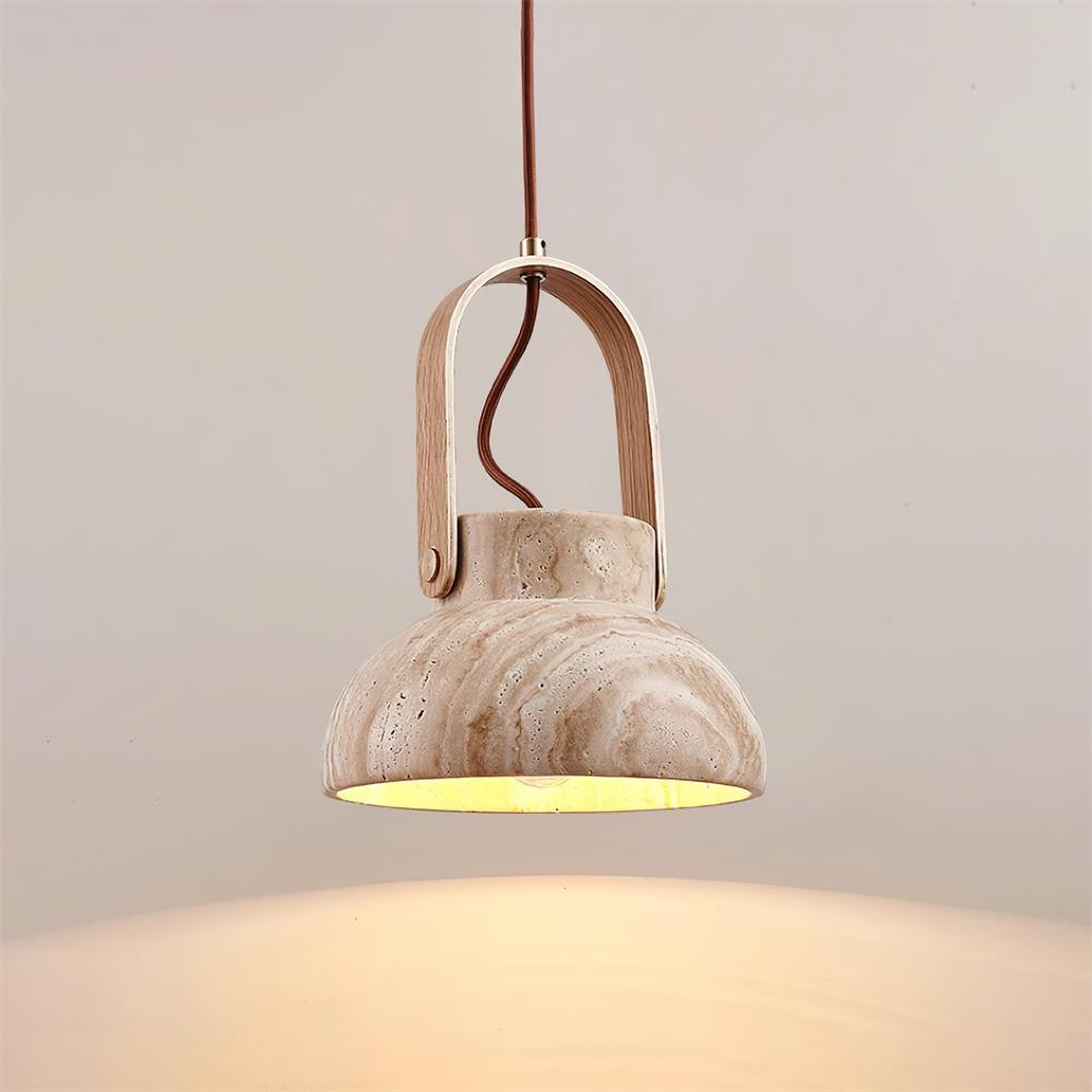 Cesta Travertine Pendant Light - Letslighting