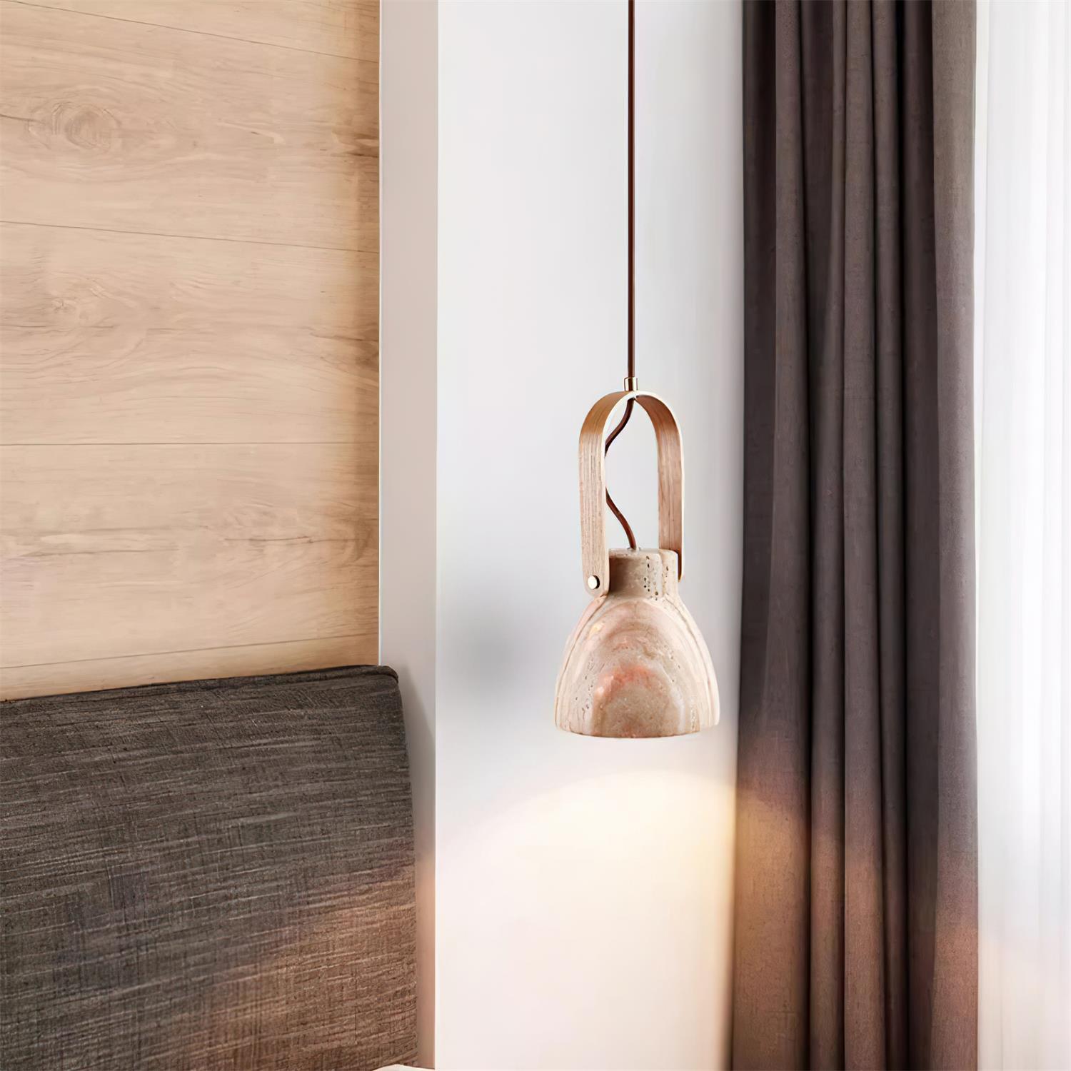 Cesta Travertine Pendant Light - Letslighting