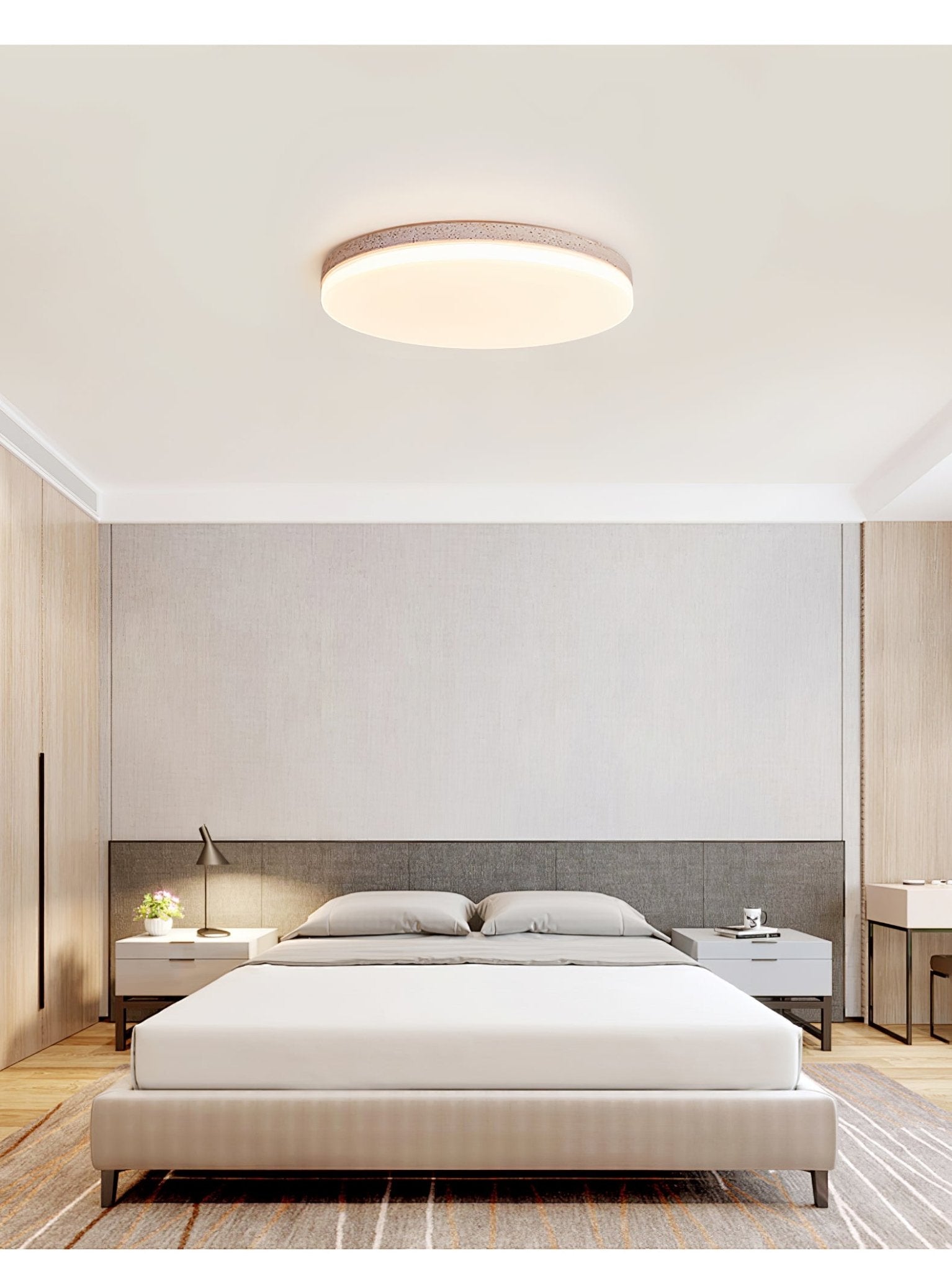 Orla Travertine Ceiling Light - Neutralighting