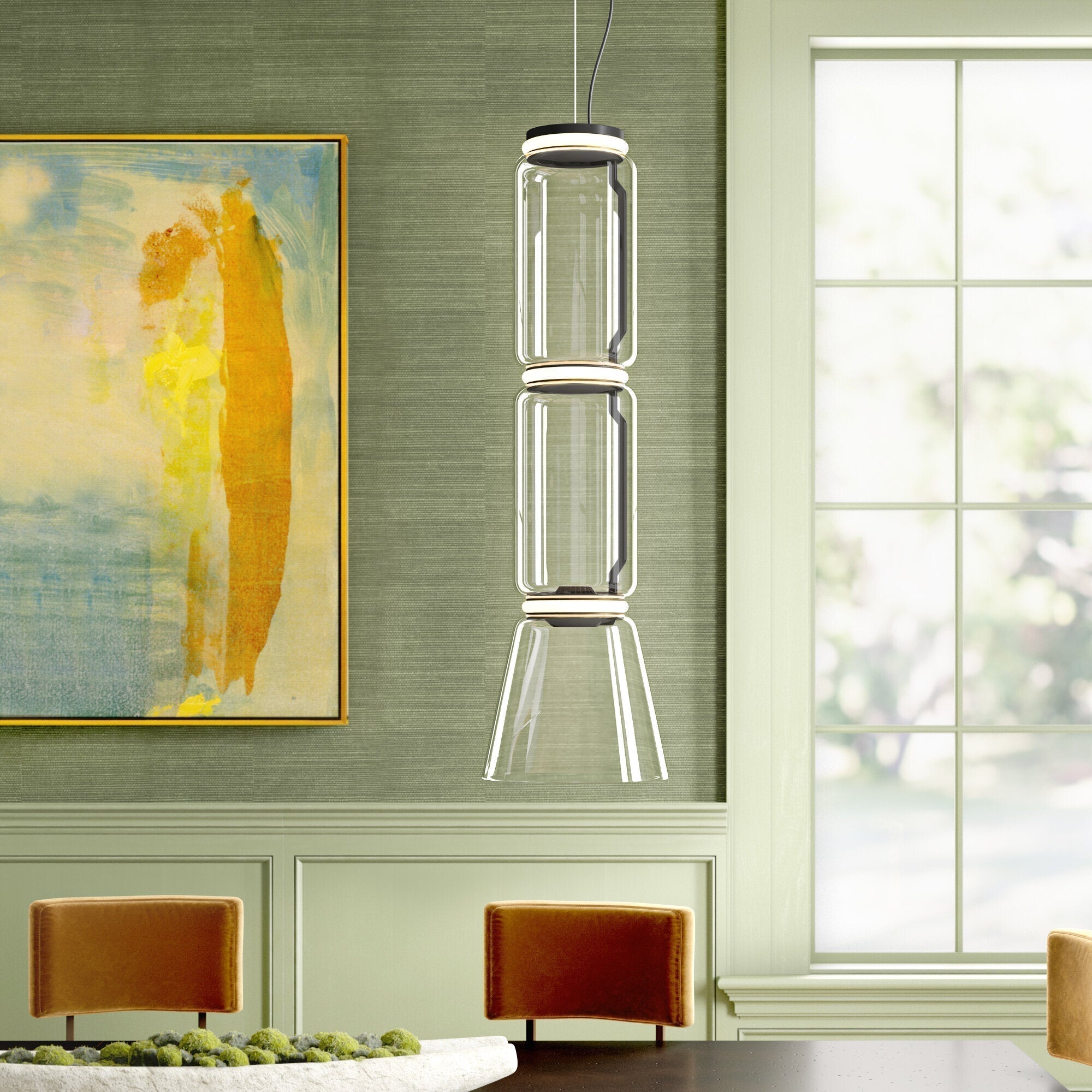 Cylindrical LED Pendant Light - Blowlighting