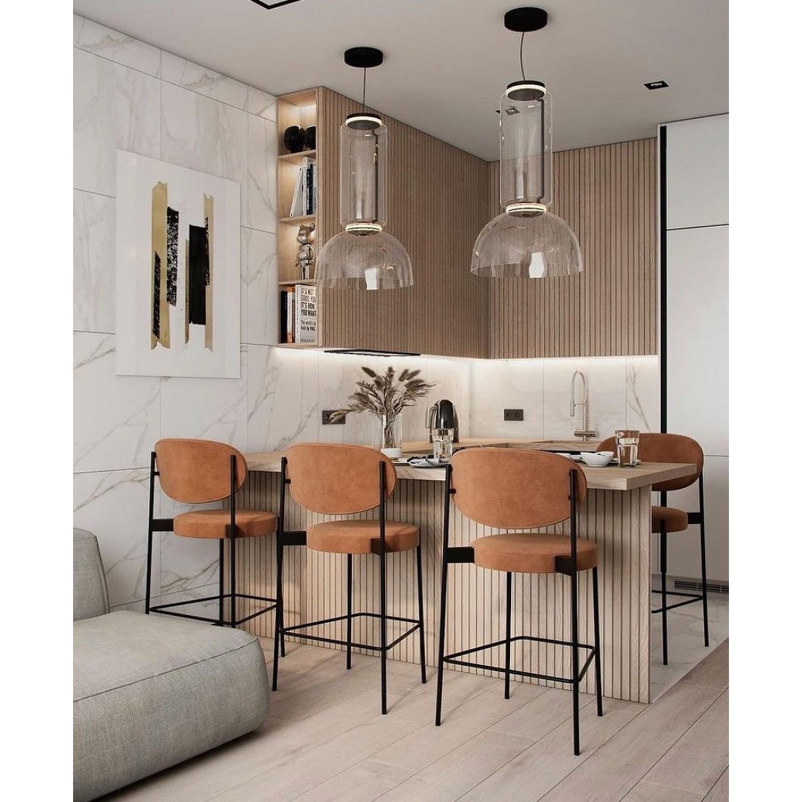 Cadorus Glas Premium Eleganz Pendelleuchte-Letslighting