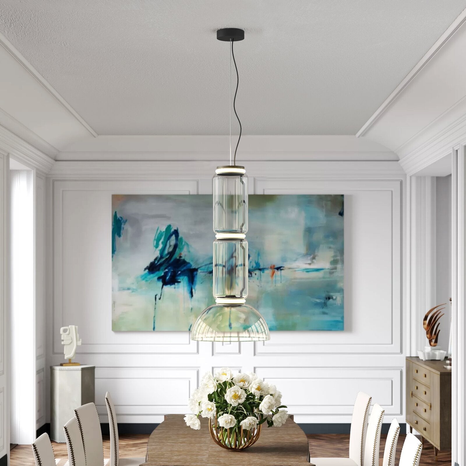 Cylindrical LED Pendant Light - Blowlighting