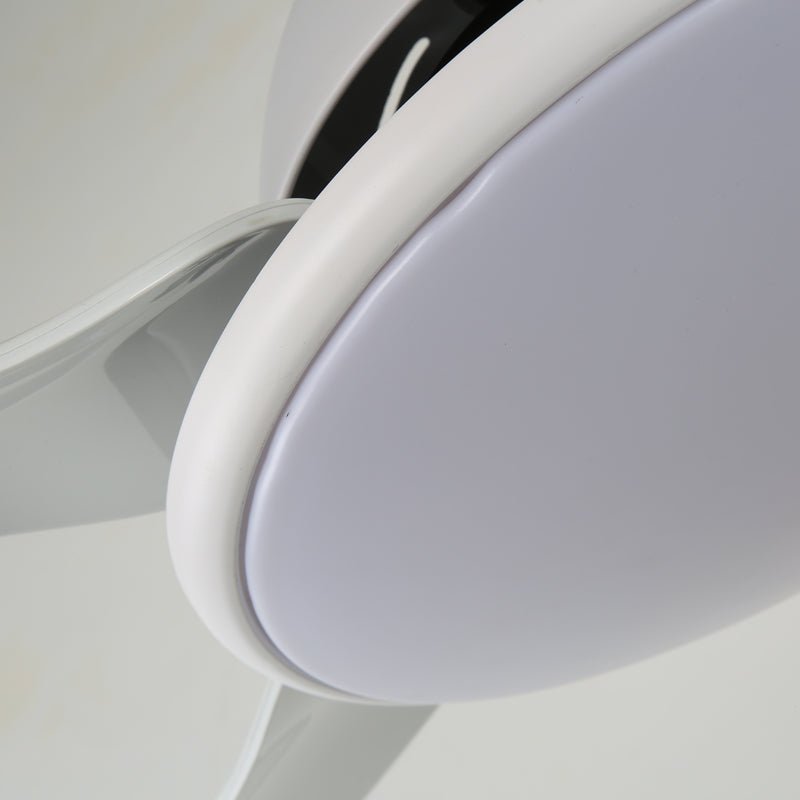 Aquila Moderner Deckenventilator mit Licht in Weiß