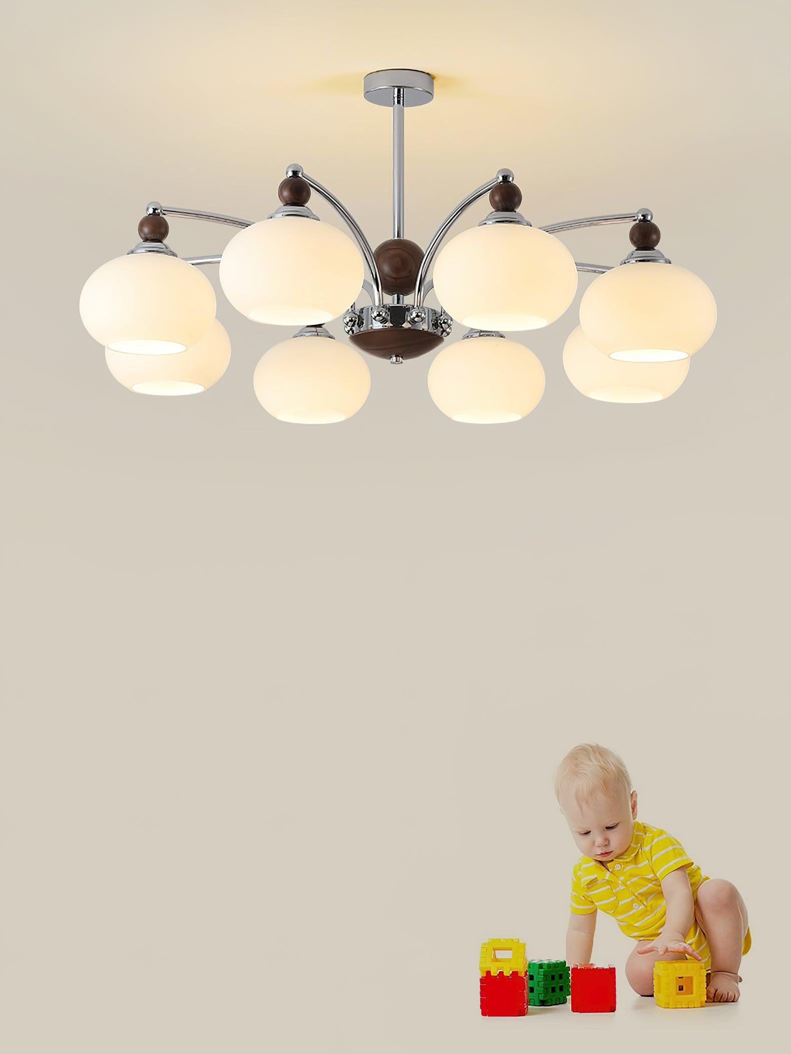 Lustra Kronleuchter Globus Arm Zeitgenössisch-Letslighting