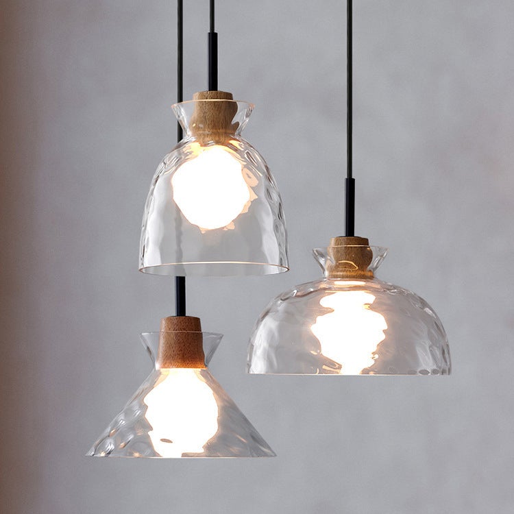 Arisha Modern LED Pendelleuchte Schale Weiß Esszimmer/Küche Glas