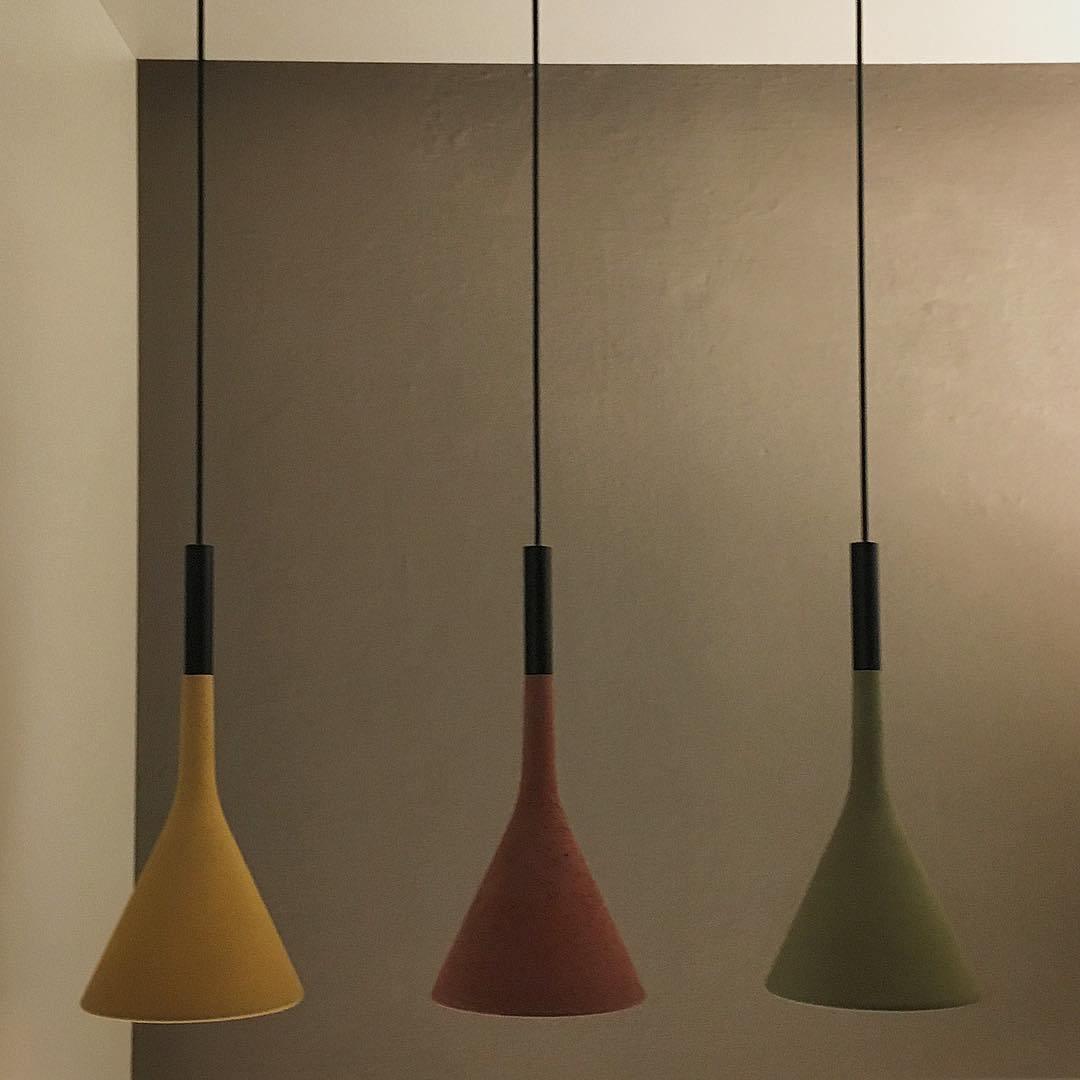 Conical Concrete Pendant Light - Blowlighting