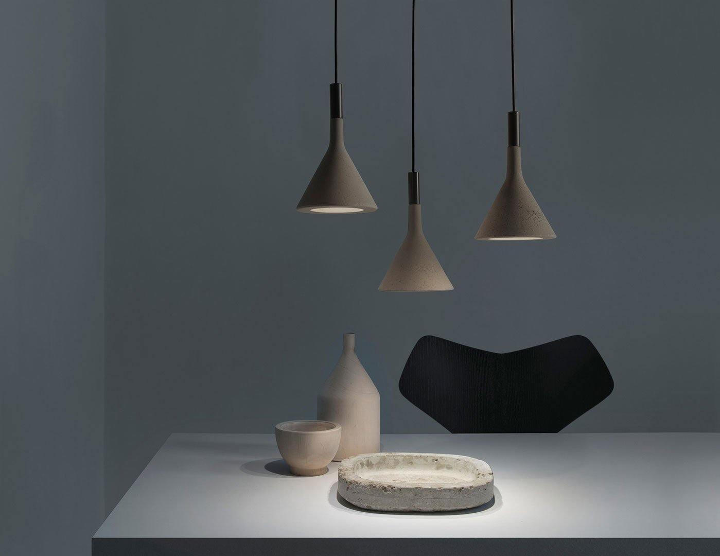 Conical Concrete Pendant Light - Blowlighting