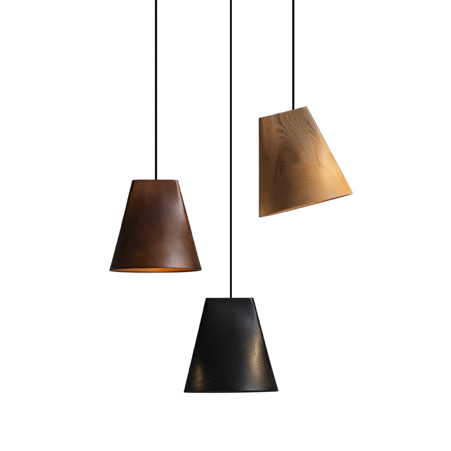 Vetra Rustikale Holz-Pendelleuchte-Letslighting