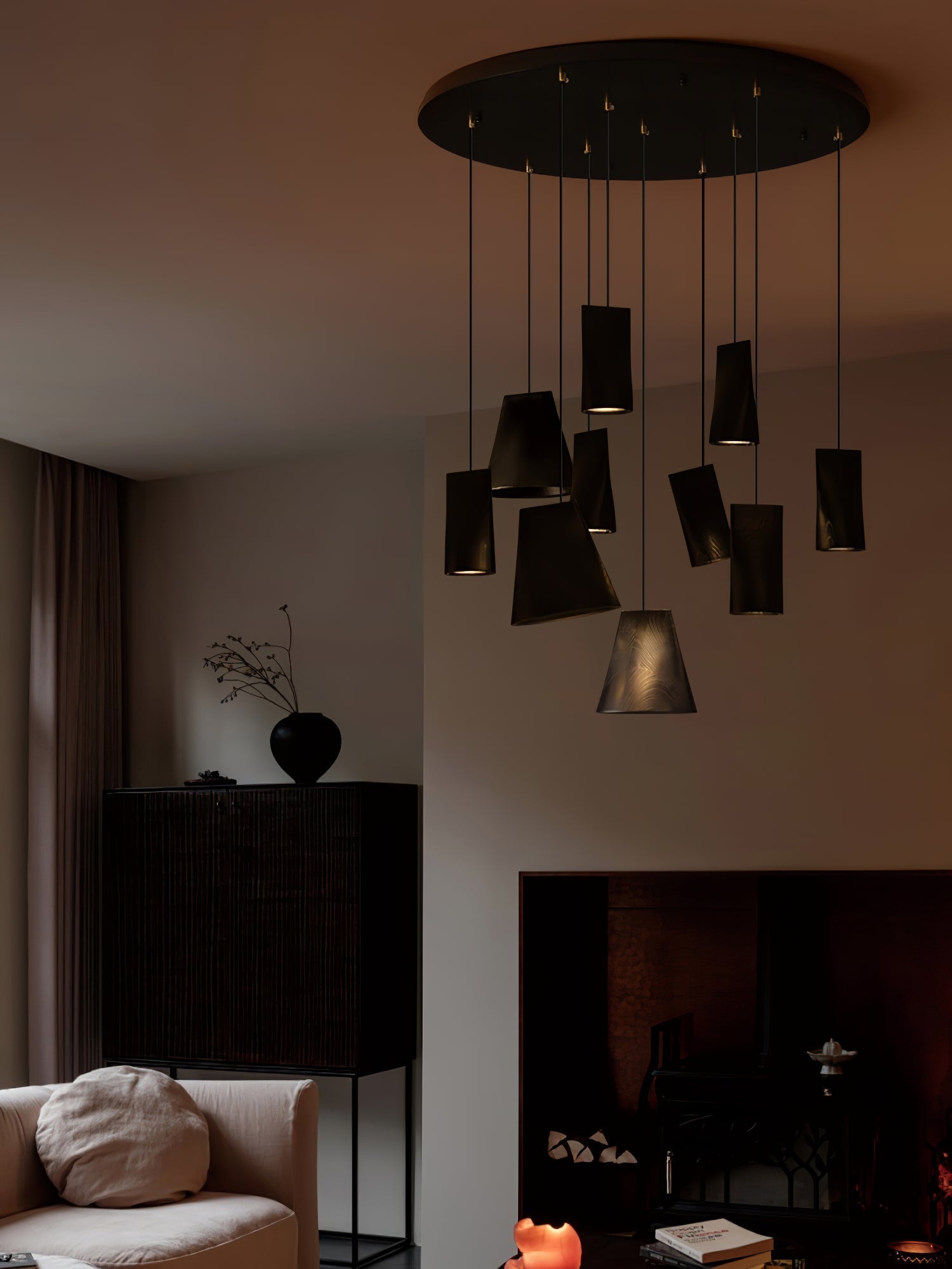 Vetra Rustikale Holz-Pendelleuchte-Letslighting
