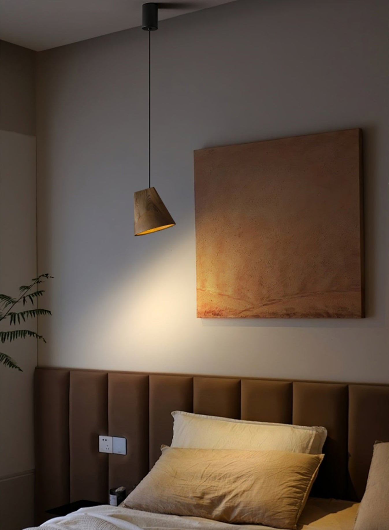 Vetra Rustikale Holz-Pendelleuchte-Letslighting