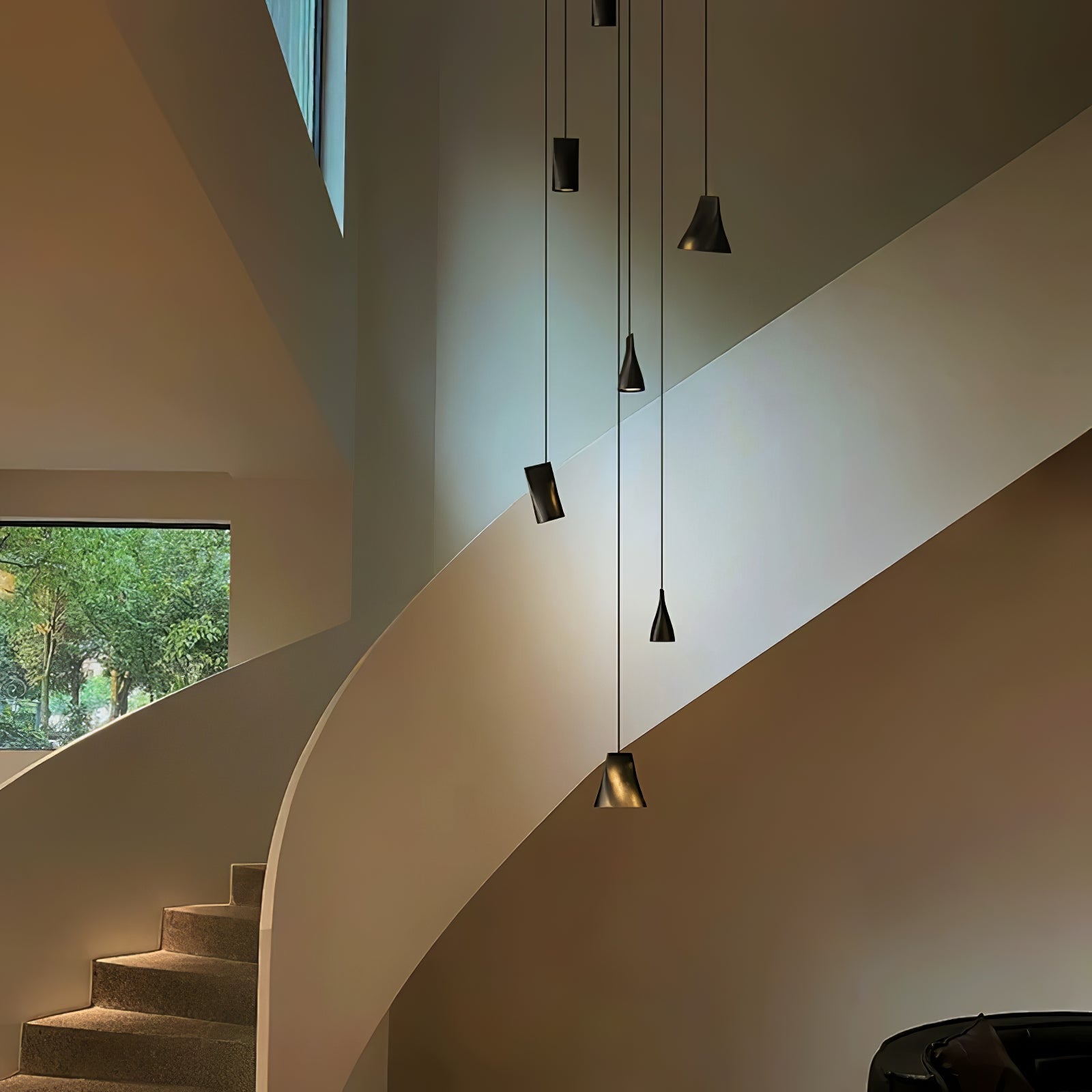 Vetra Rustikale Holz-Pendelleuchte-Letslighting