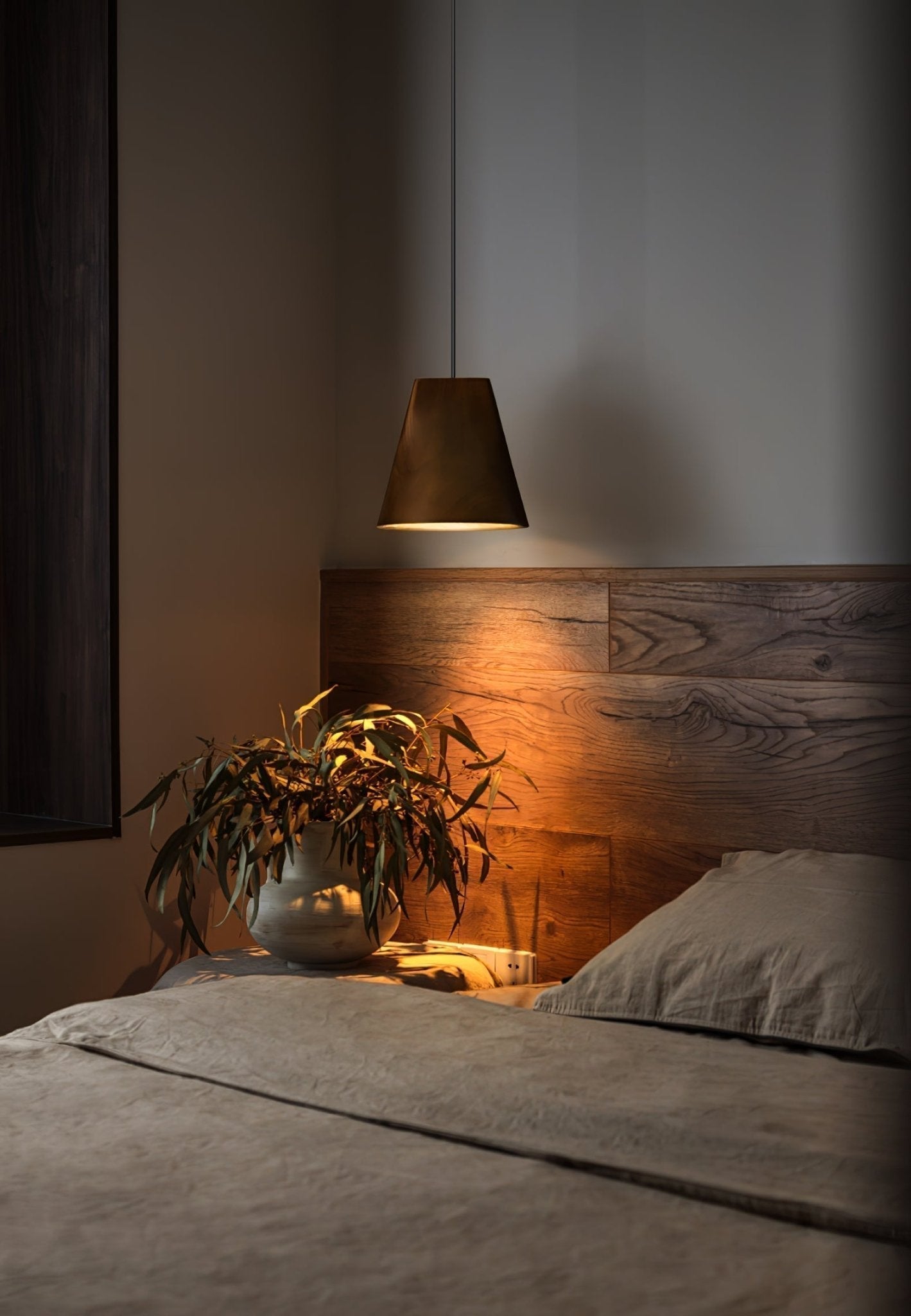 Vetra Rustikale Holz-Pendelleuchte-Letslighting